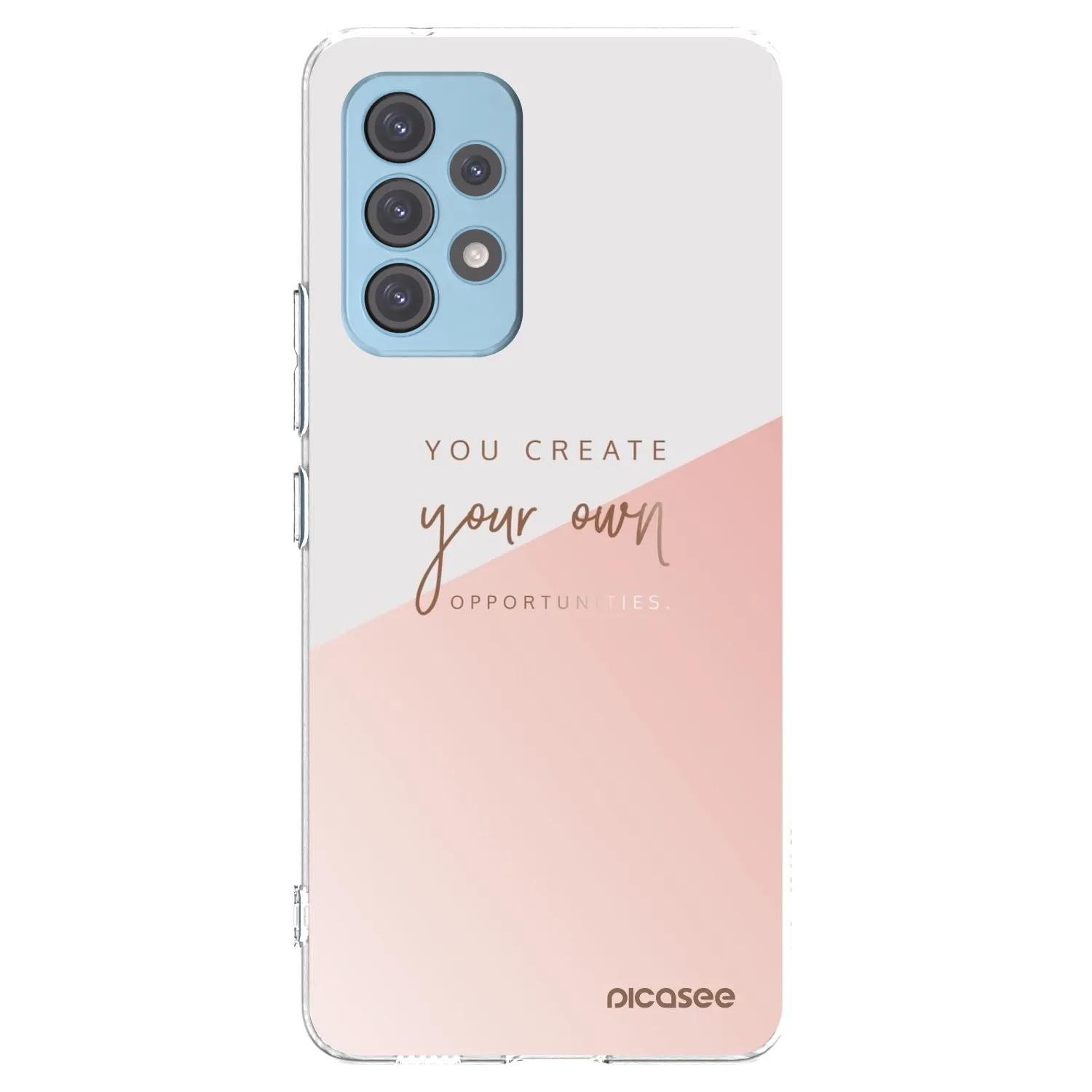 Picasee silikonowe przeźroczyste etui na Samsung Galaxy A53 5G A536 - You create your own opportunities
