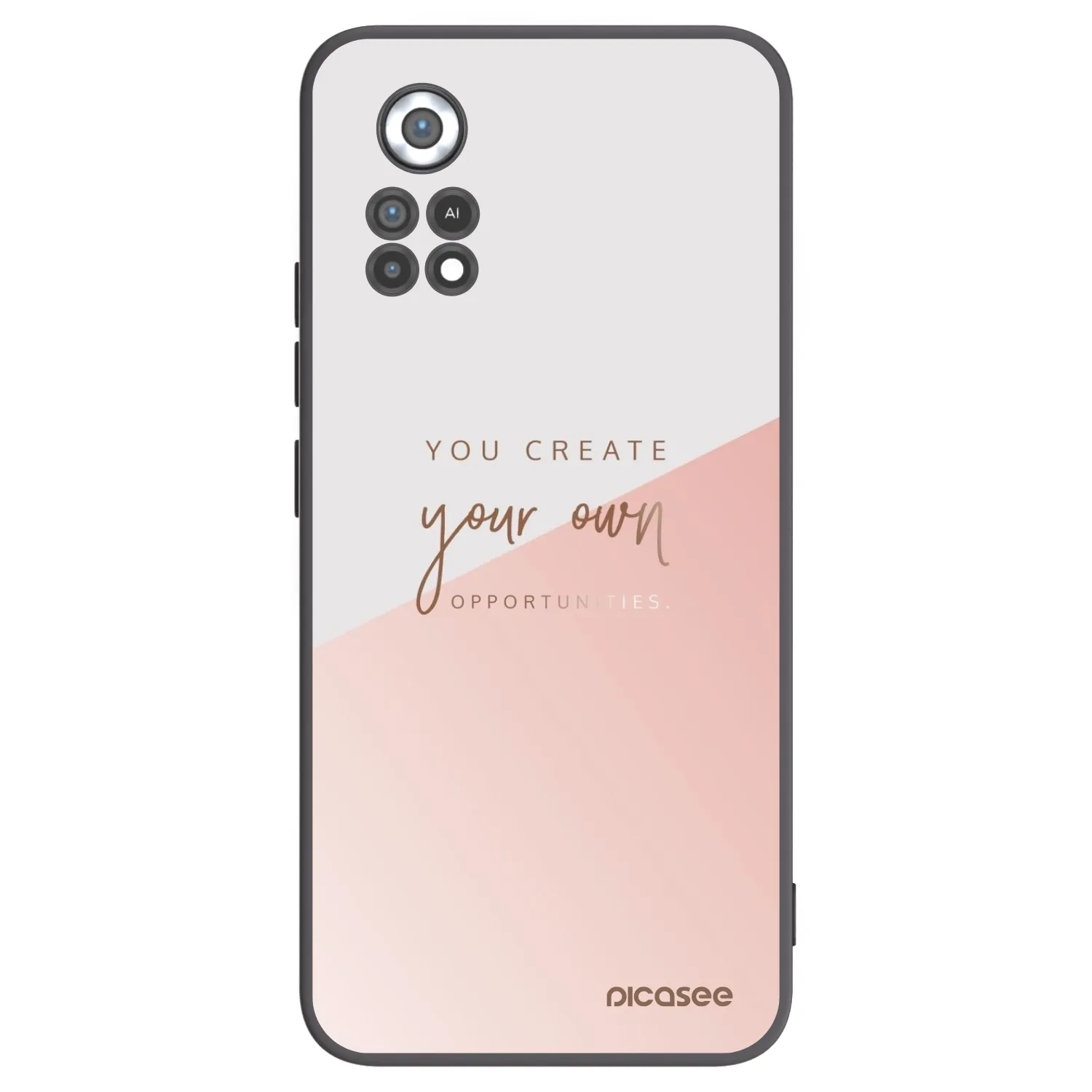 Picasee silikonowe czarne etui na Xiaomi Poco X4 Pro 5G - You create your own opportunities