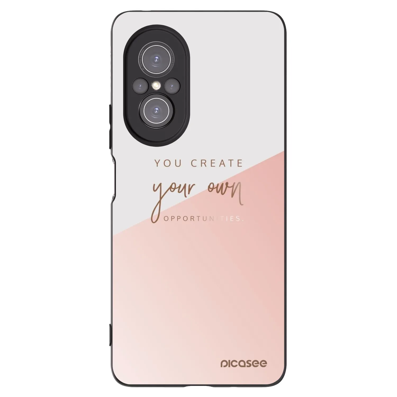 Picasee silikonowe czarne etui na Huawei Nova 9 SE - You create your own opportunities
