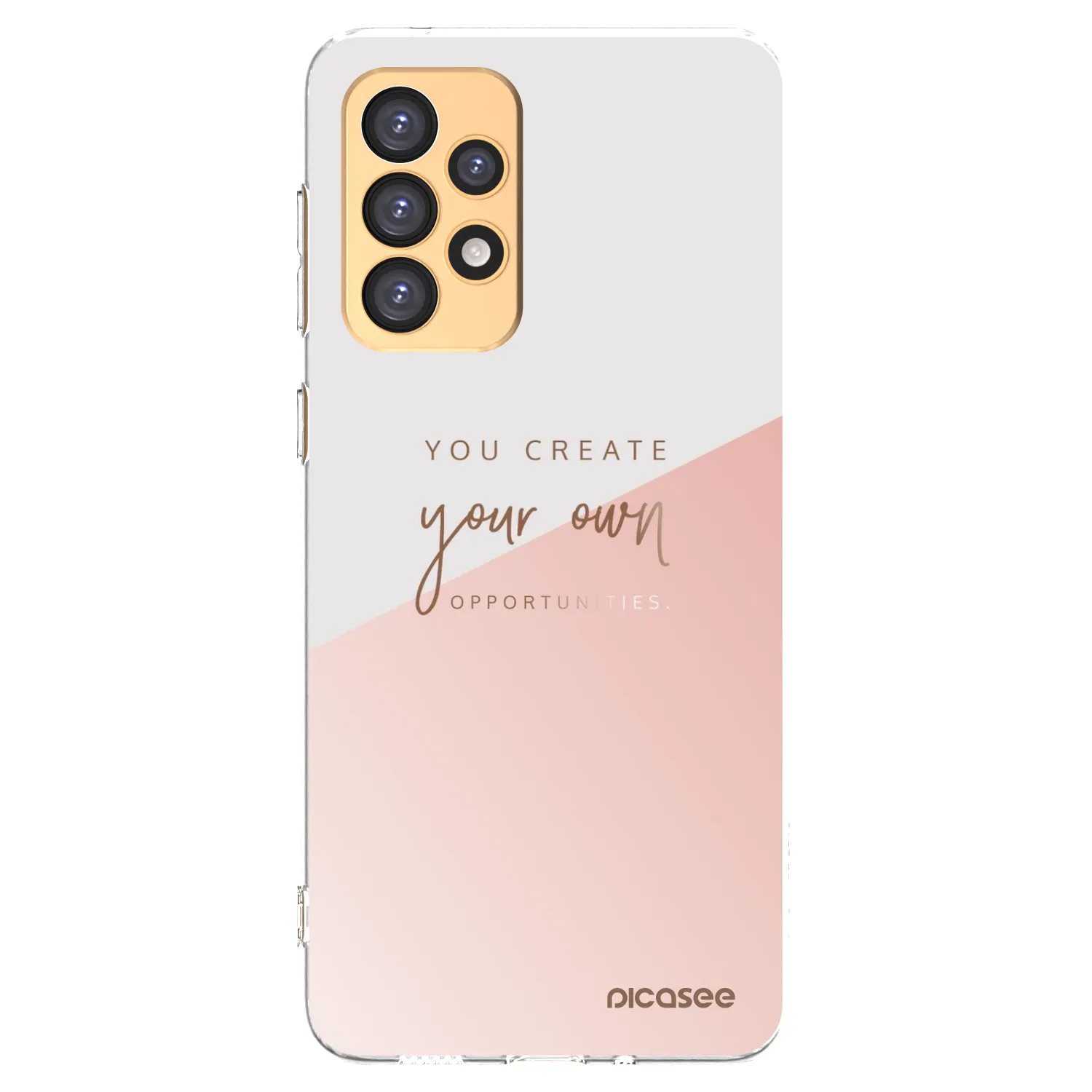 Picasee silikonowe przeźroczyste etui na Samsung Galaxy A33 5G A336 - You create your own opportunities