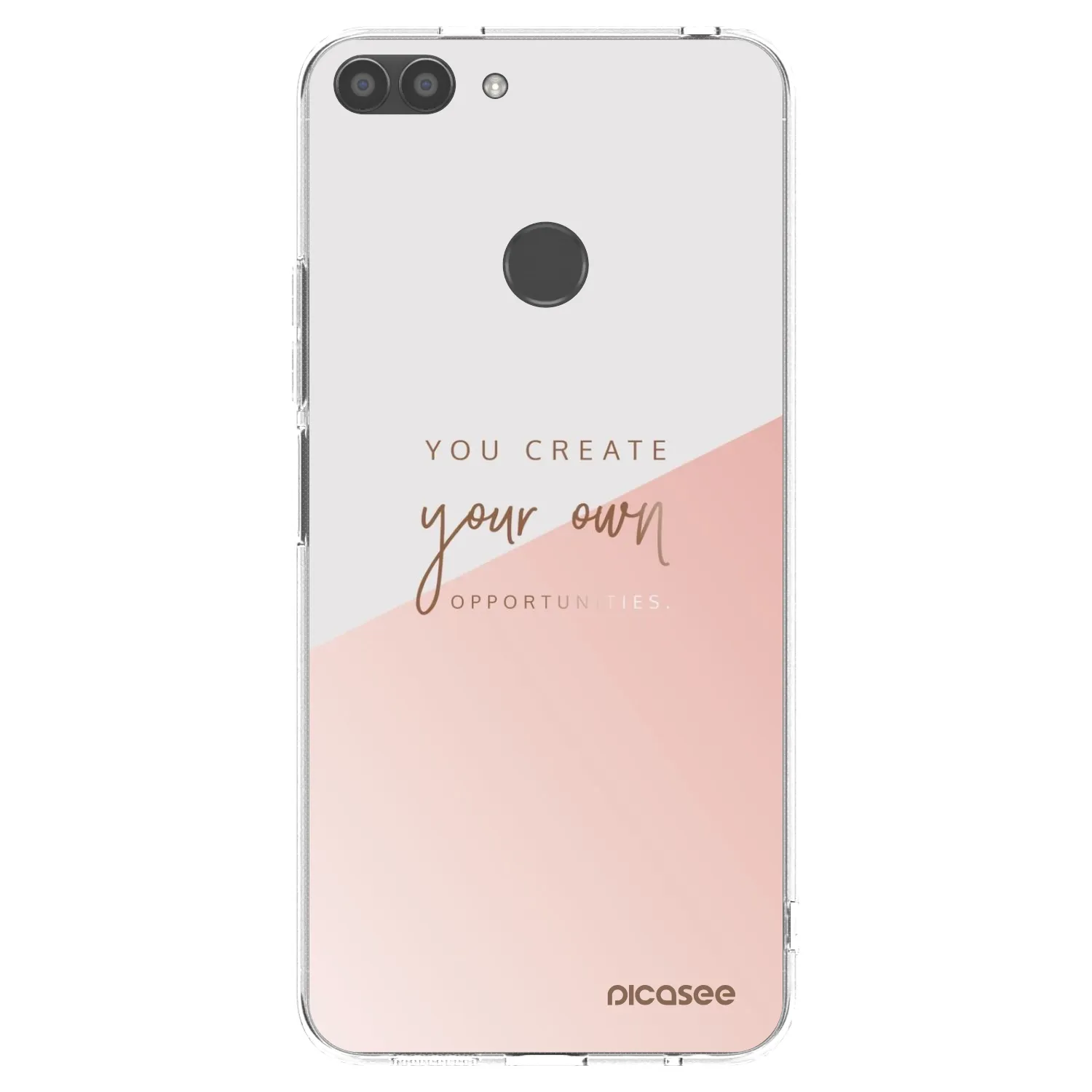 Picasee silikonowe przeźroczyste etui na Huawei P Smart - You create your own opportunities