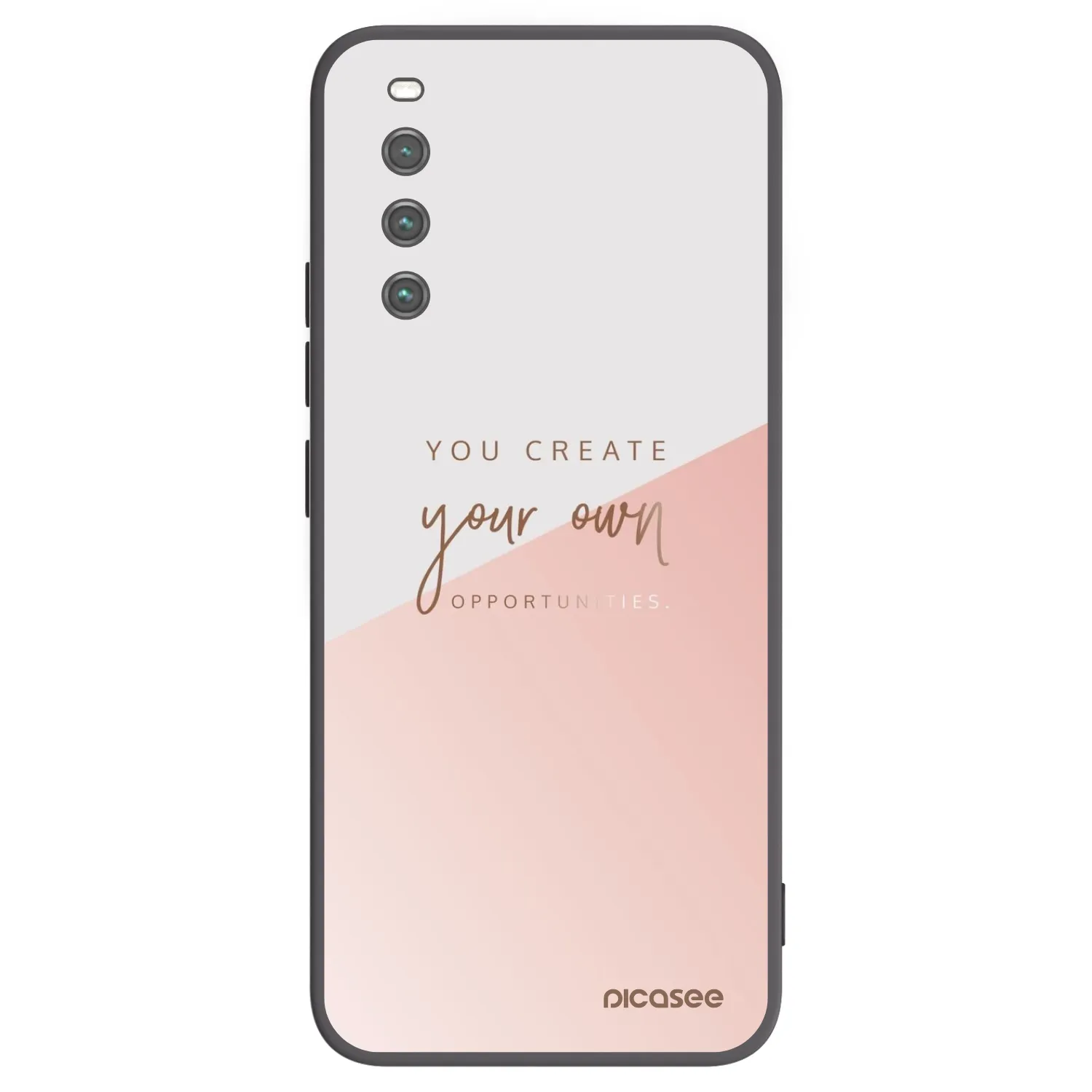 Picasee silikonowe czarne etui na Sony Xperia 10 IV 5G - You create your own opportunities
