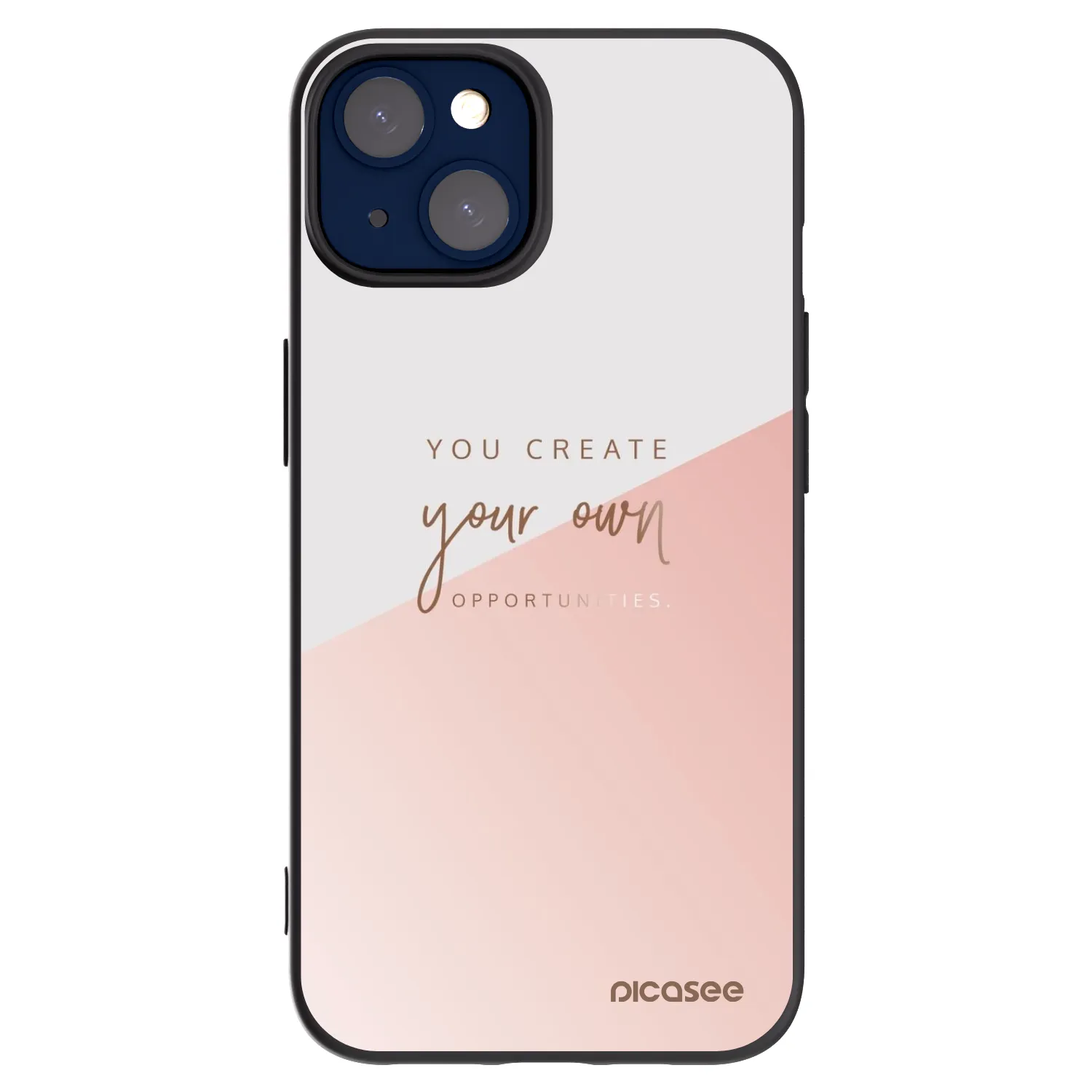 Picasee silikonowe czarne etui na Apple iPhone 14 - You create your own opportunities
