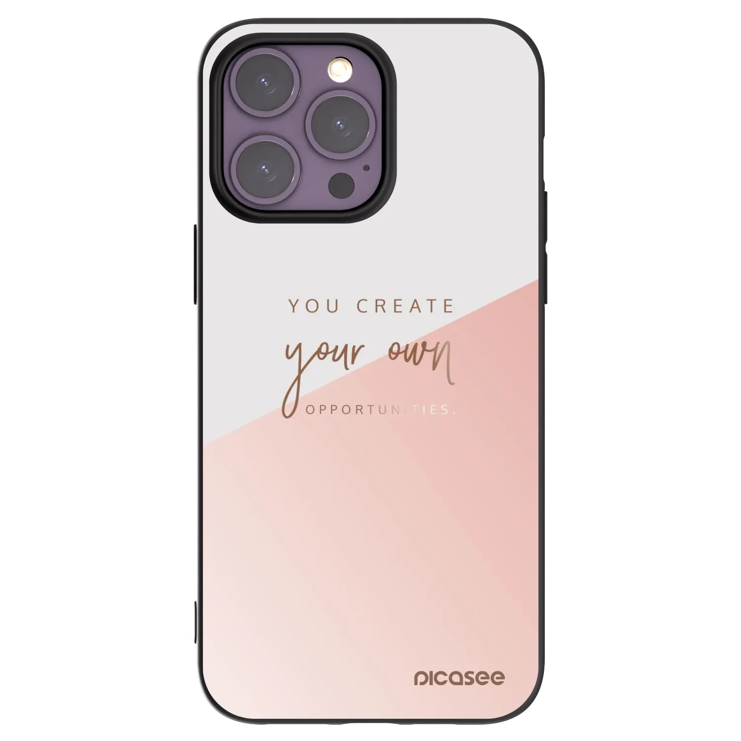 Picasee silikonowe czarne etui na Apple iPhone 14 Pro Max - You create your own opportunities