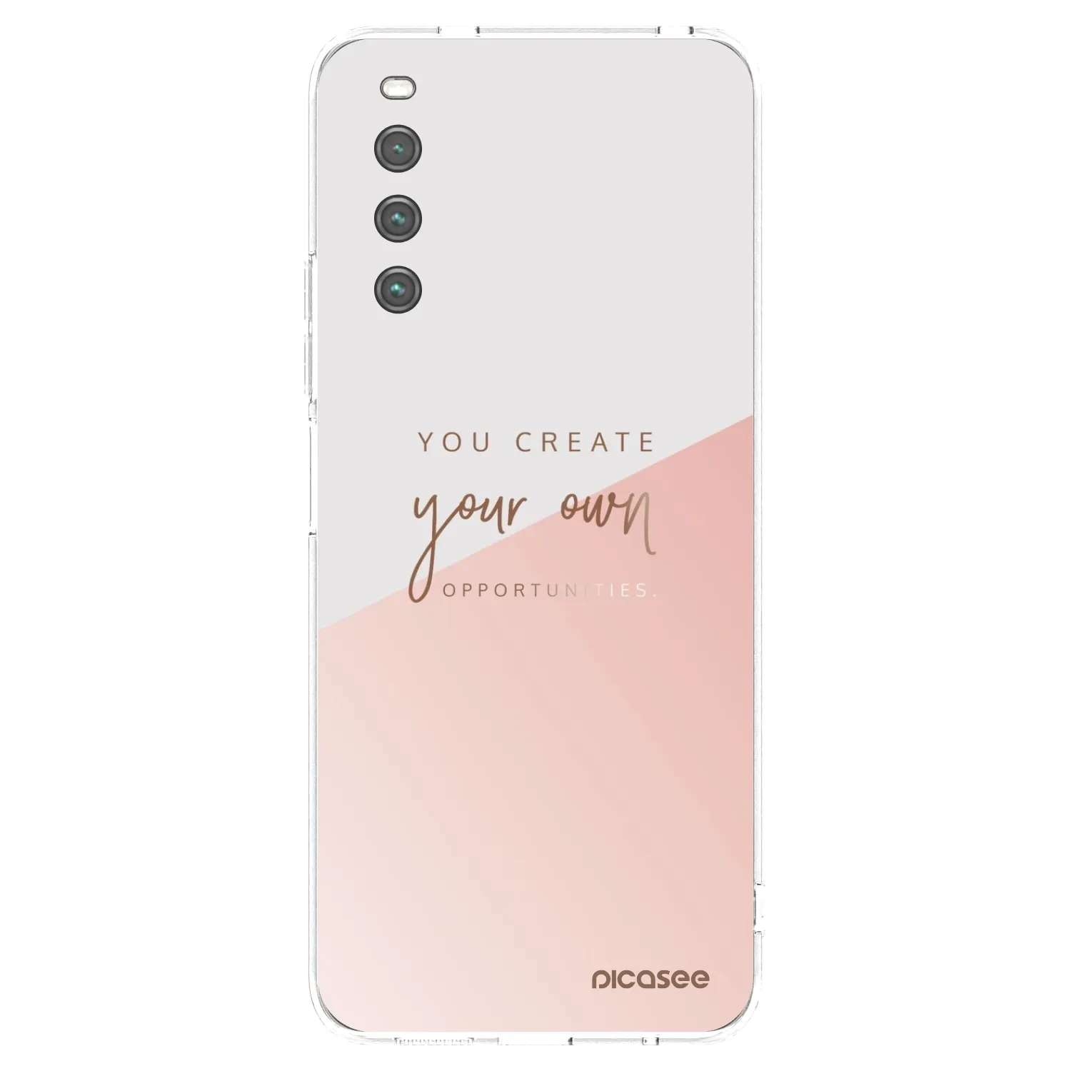 Picasee silikonowe przeźroczyste etui na Sony Xperia 10 IV 5G - You create your own opportunities