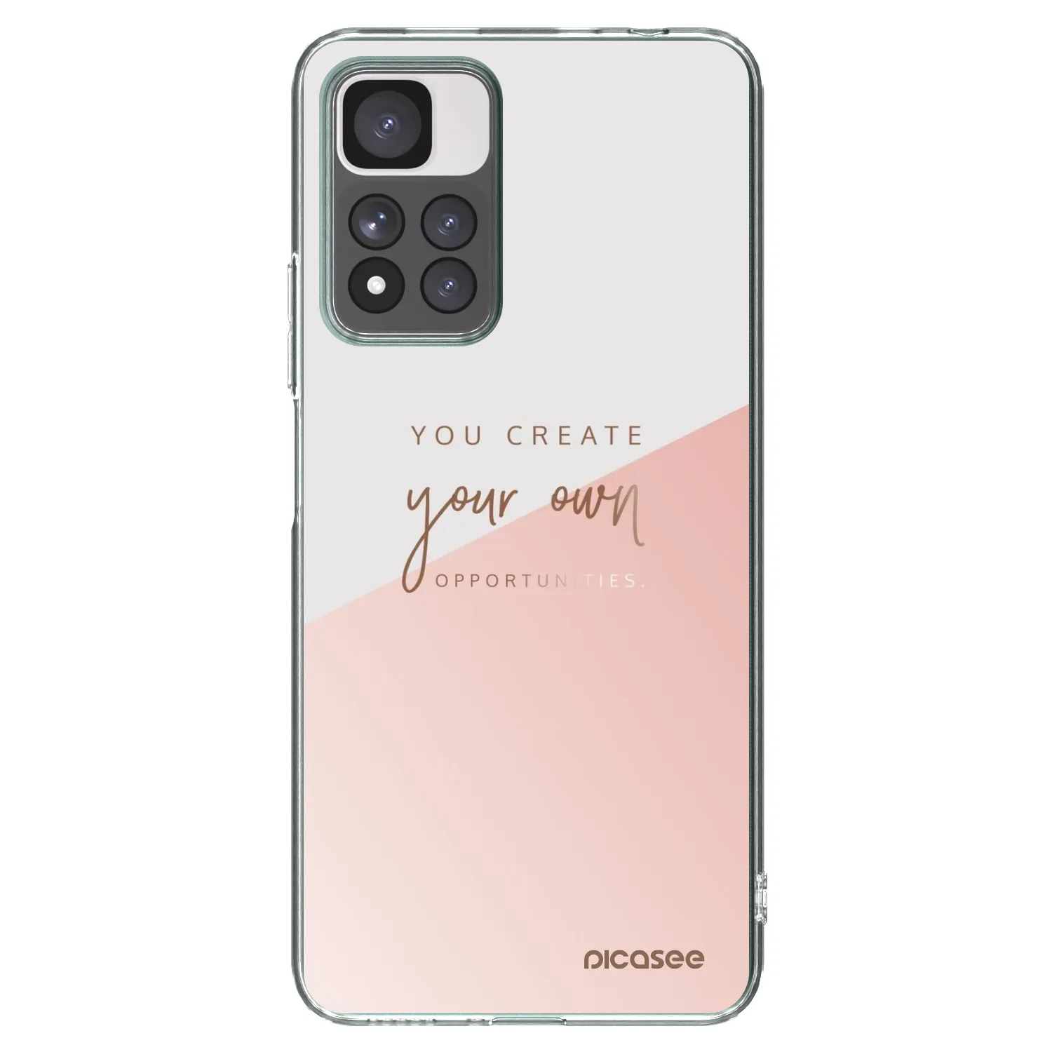 Picasee silikonowe przeźroczyste etui na Xiaomi Redmi Note 11 Pro+ 5G - You create your own opportunities