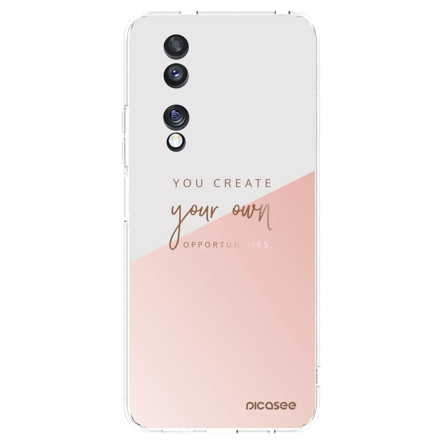 Picasee silikonowe przeźroczyste etui na Honor 70 - You create your own opportunities