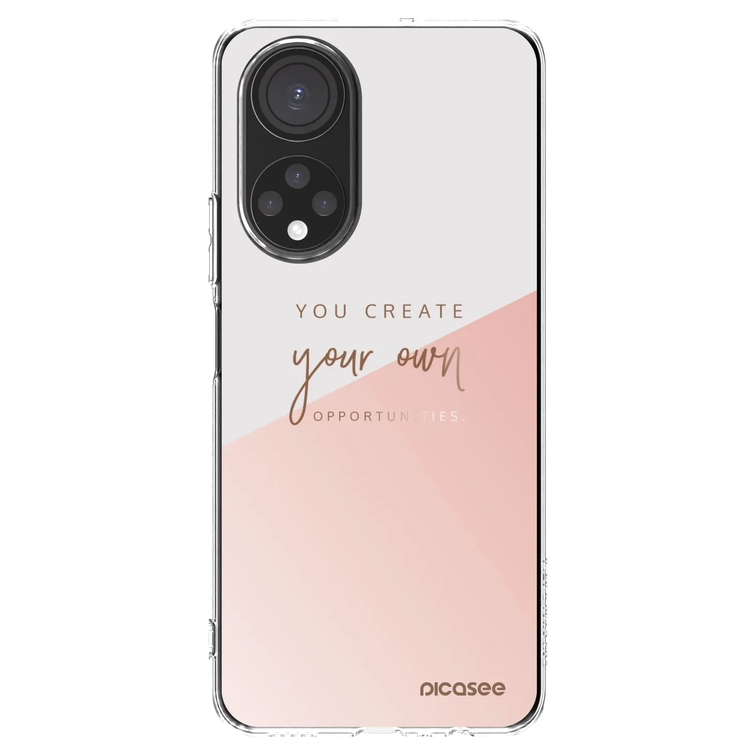 Picasee silikonowe przeźroczyste etui na Honor X7 - You create your own opportunities