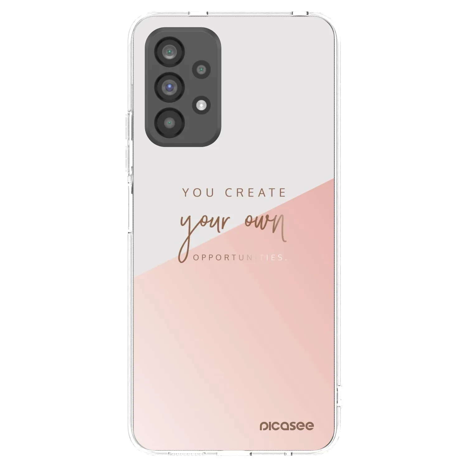 Picasee silikonowe przeźroczyste etui na Samsung Galaxy A73 5G - You create your own opportunities