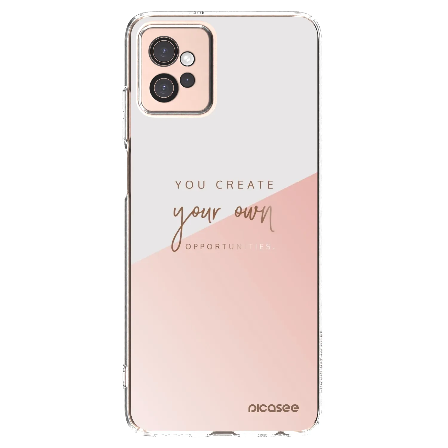 Picasee silikonowe przeźroczyste etui na Motorola Moto G32 - You create your own opportunities