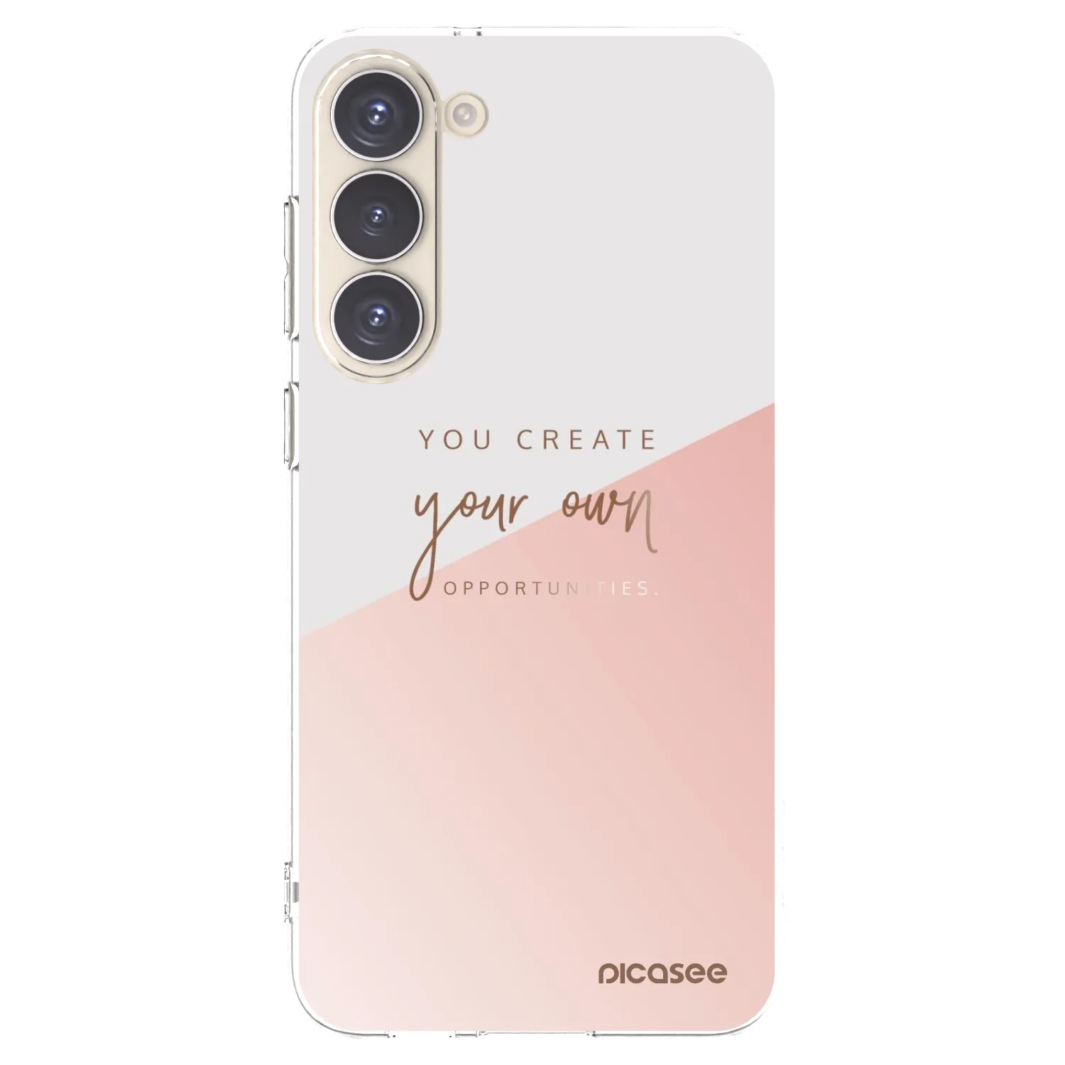 Picasee silikonowe przeźroczyste etui na Samsung Galaxy S23+ 5G - You create your own opportunities