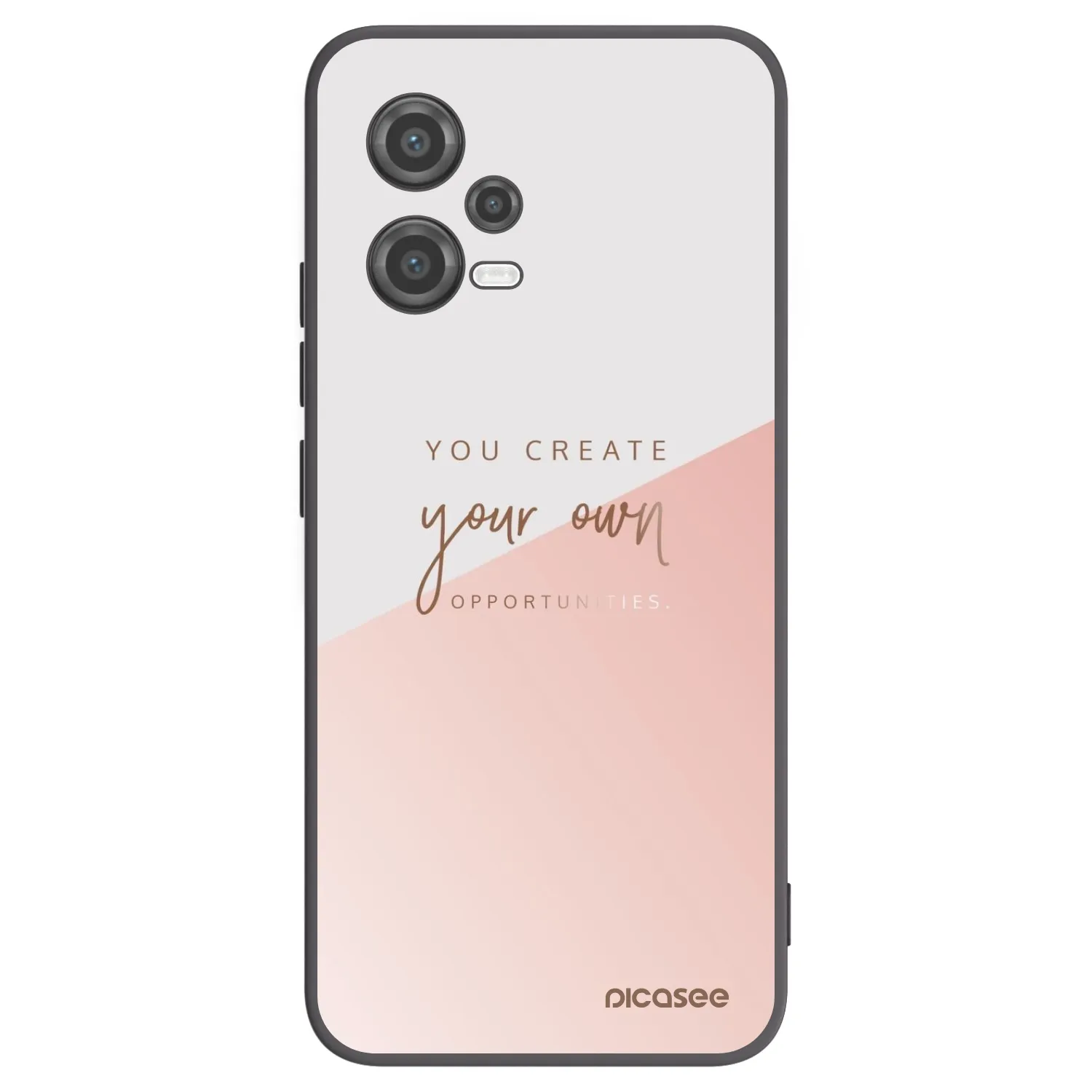 Picasee silikonowe czarne etui na Xiaomi Poco X5 - You create your own opportunities