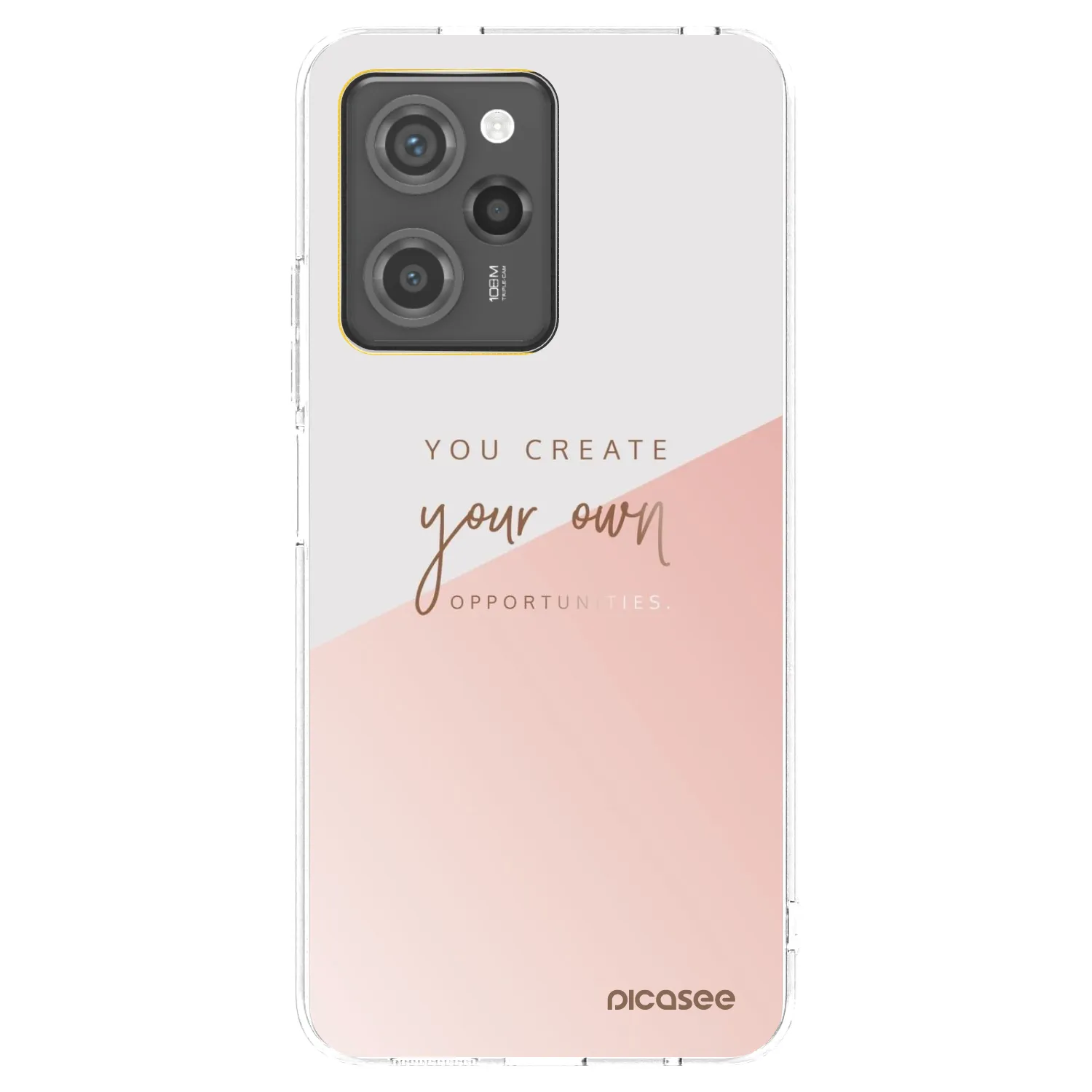 Picasee silikonowe czarne etui na Xiaomi Poco X5 Pro - You create your own opportunities
