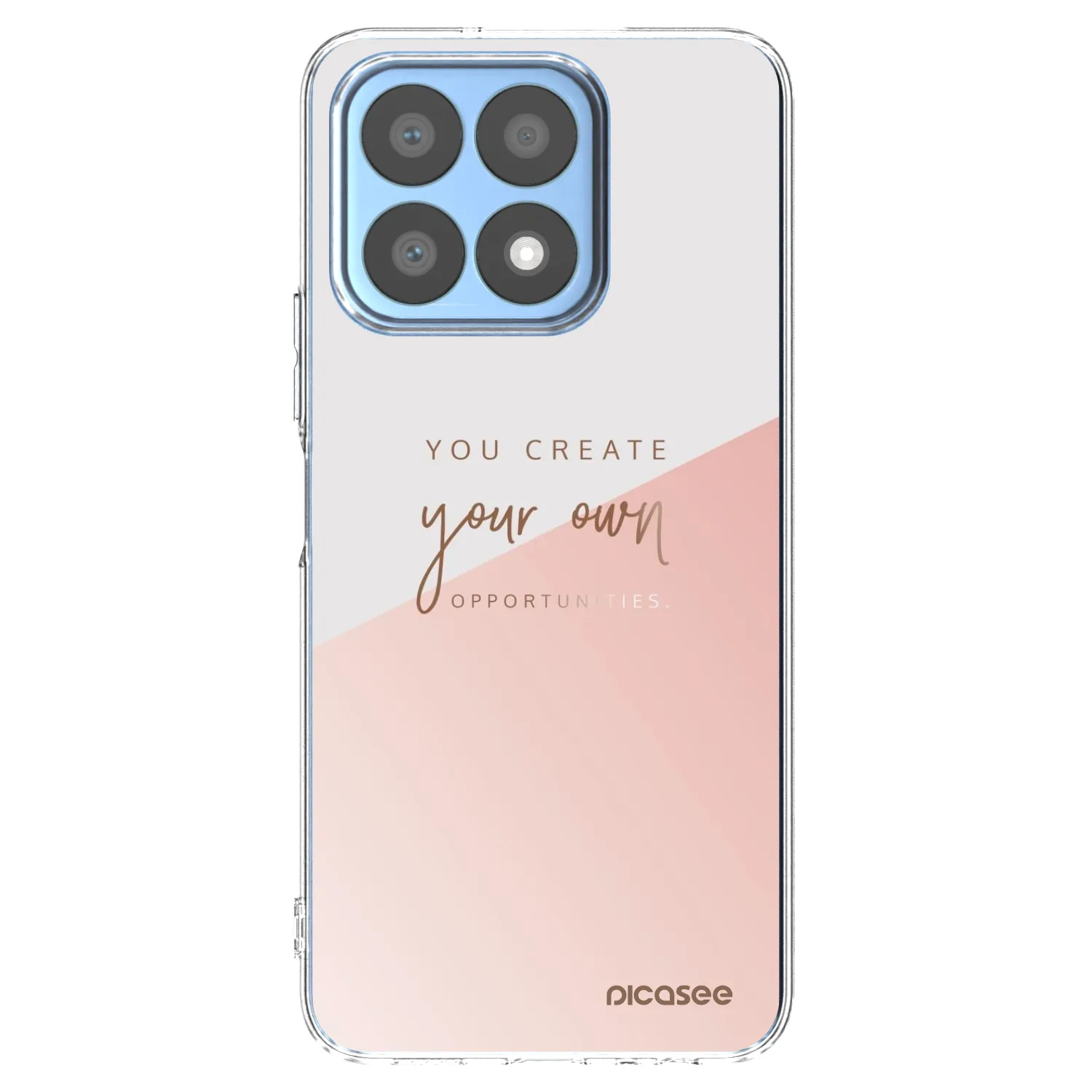 Picasee silikonowe przeźroczyste etui na Honor X8a - You create your own opportunities