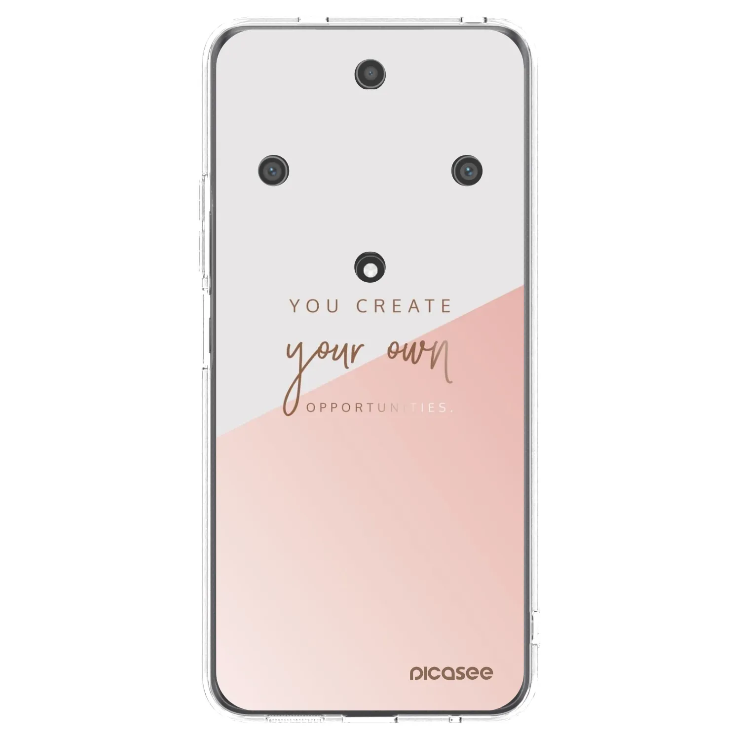 Picasee silikonowe przeźroczyste etui na Honor Magic5 Lite 5G - You create your own opportunities