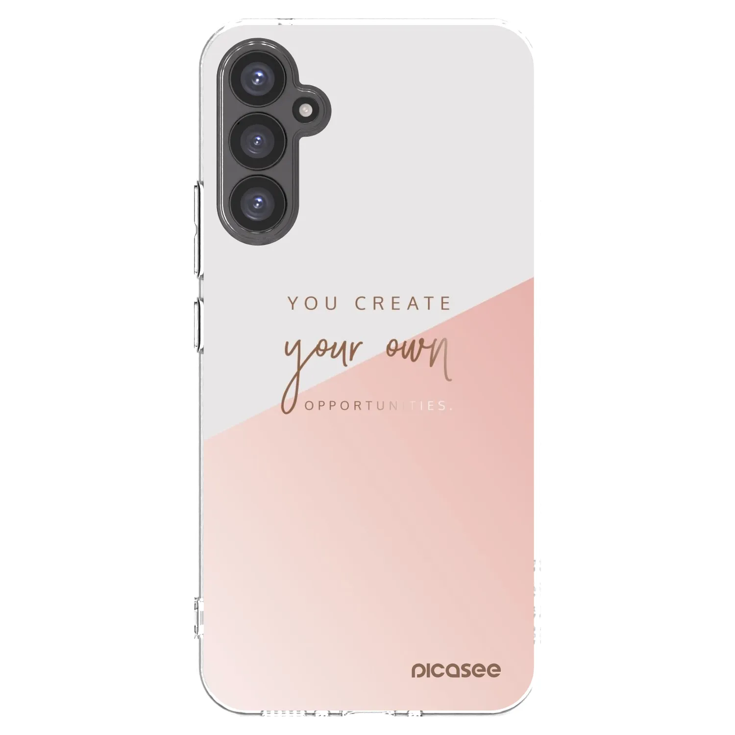 Picasee silikonowe przeźroczyste etui na Samsung Galaxy A34 5G A346B - You create your own opportunities