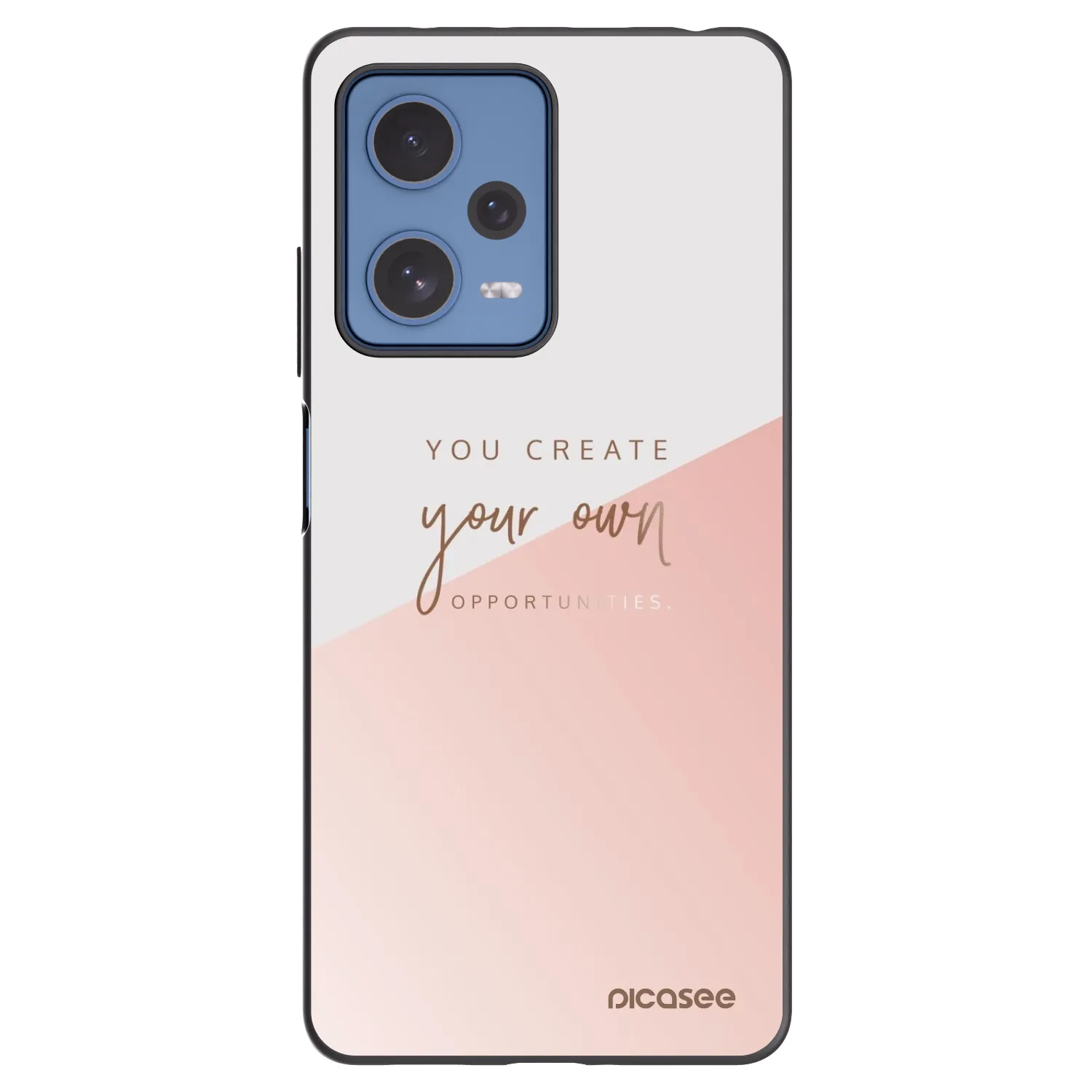 Picasee silikonowe czarne etui na Xiaomi Redmi Note 12 Pro 5G - You create your own opportunities