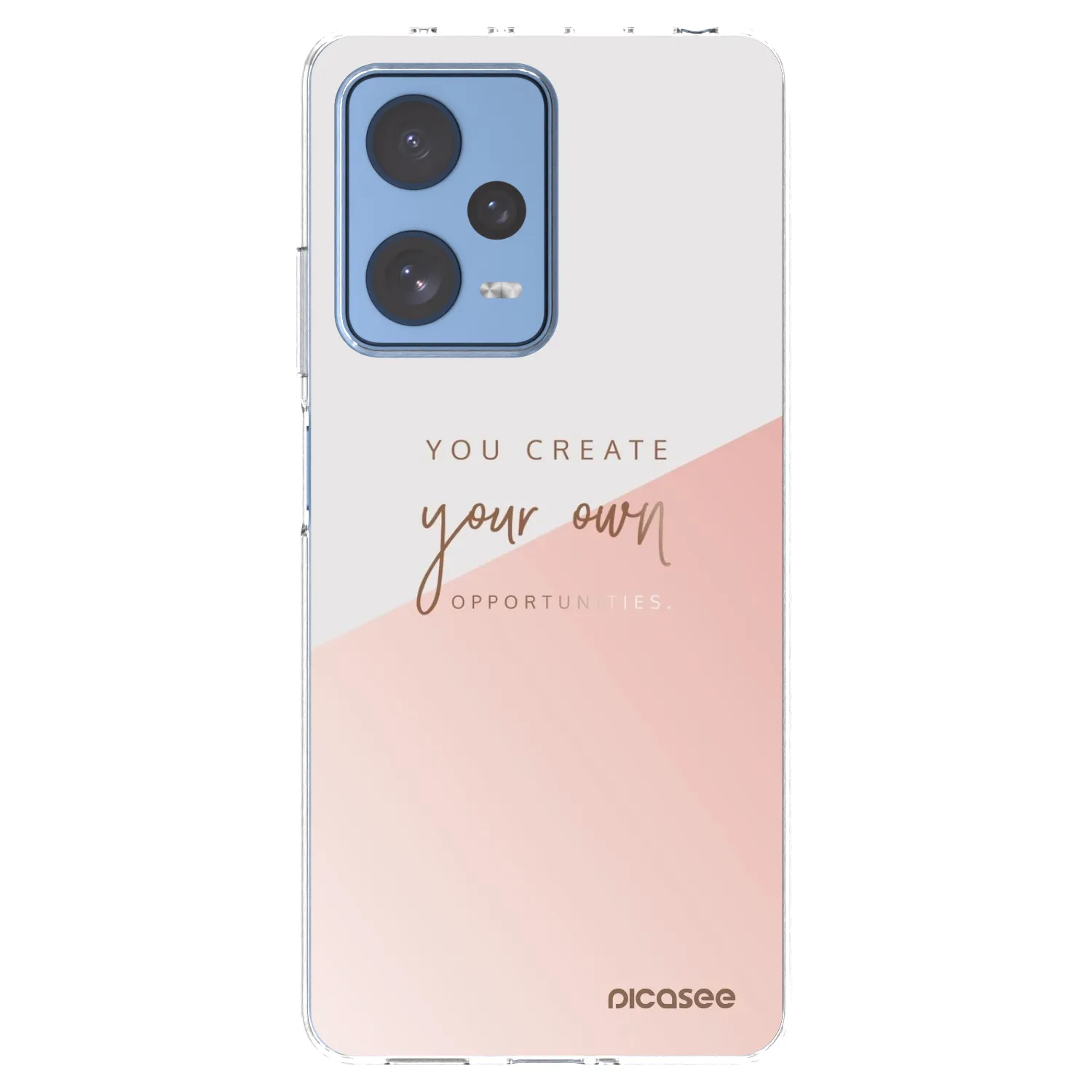 Picasee silikonowe przeźroczyste etui na Xiaomi Redmi Note 12 Pro 5G - You create your own opportunities