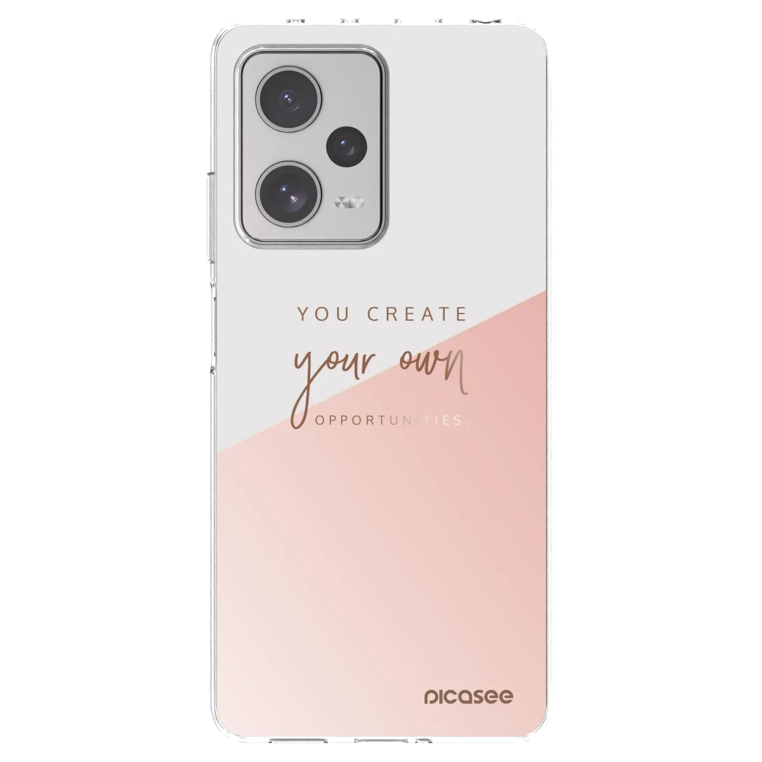 Picasee silikonowe przeźroczyste etui na Xiaomi Redmi Note 12 Pro+ 5G - You create your own opportunities