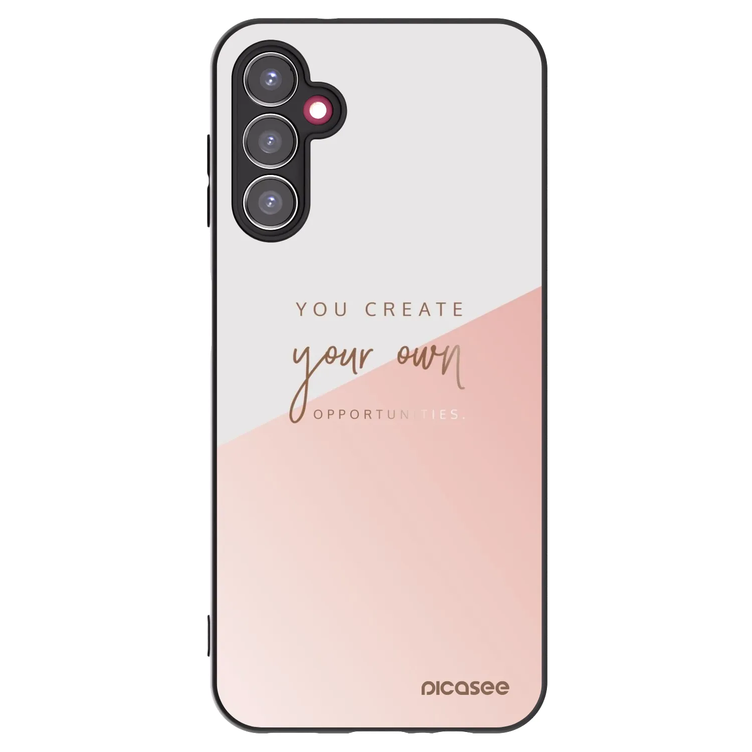 Picasee silikonowe czarne etui na Samsung Galaxy A14 4G A145R - You create your own opportunities