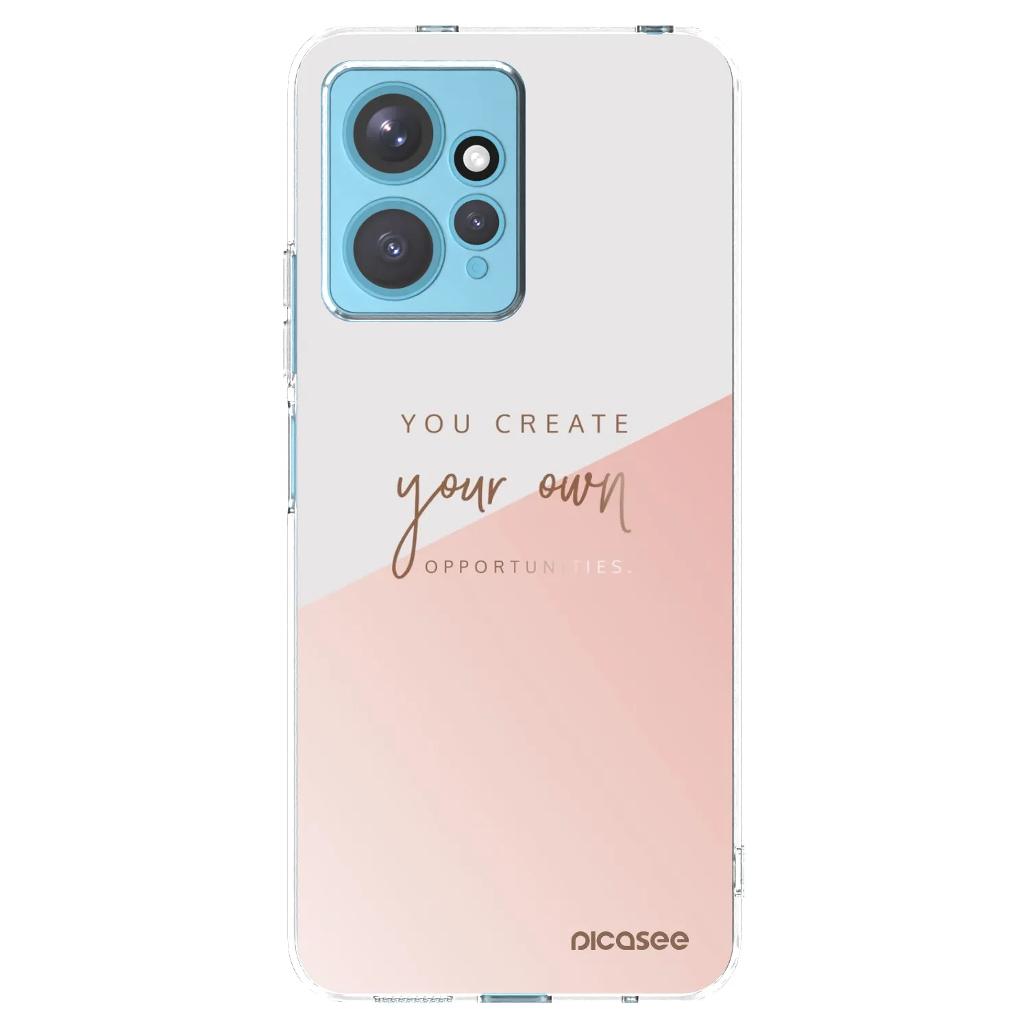 Picasee silikonowe przeźroczyste etui na Xiaomi Redmi Note 12 4G - You create your own opportunities