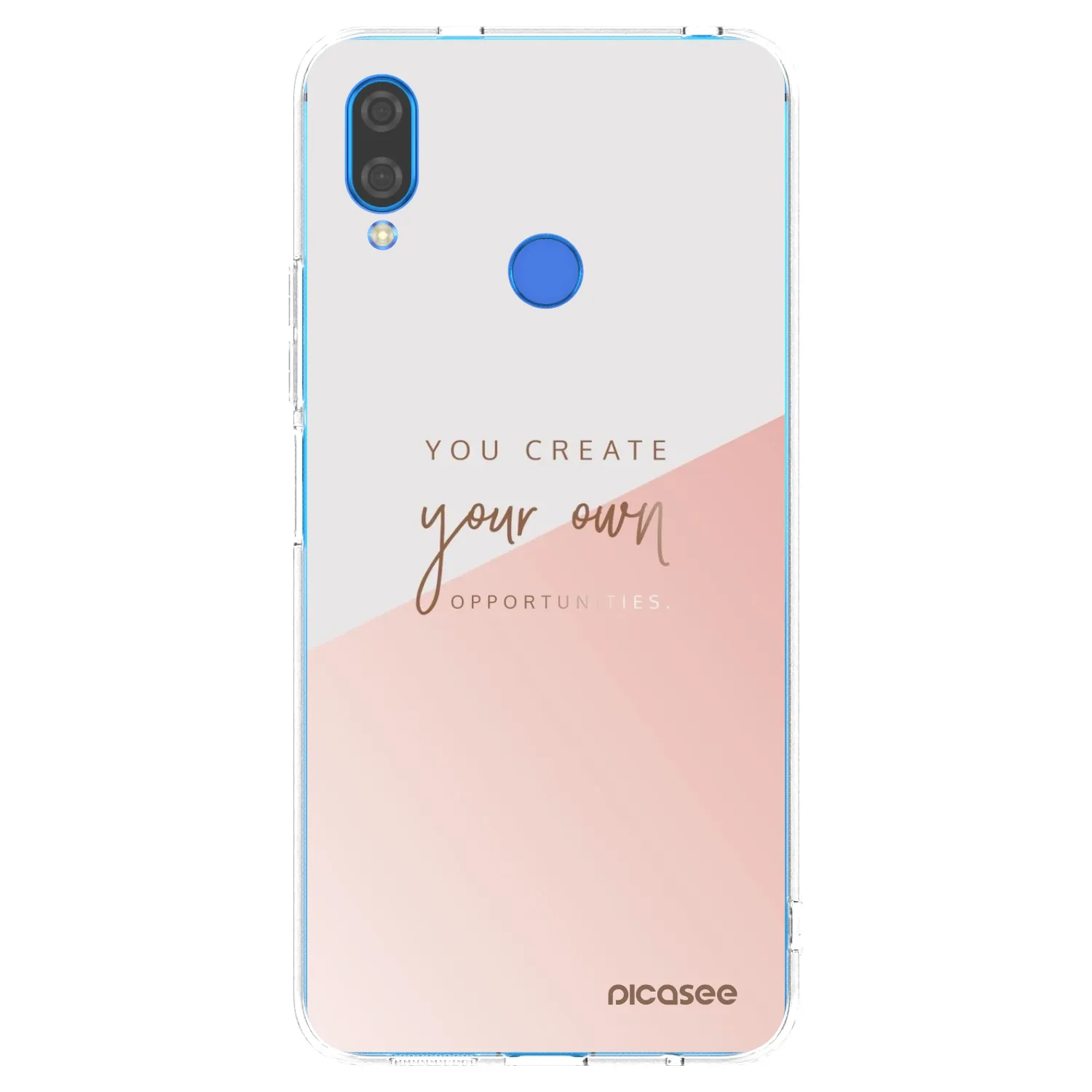 Picasee silikonowe przeźroczyste etui na Huawei Nova 3 - You create your own opportunities