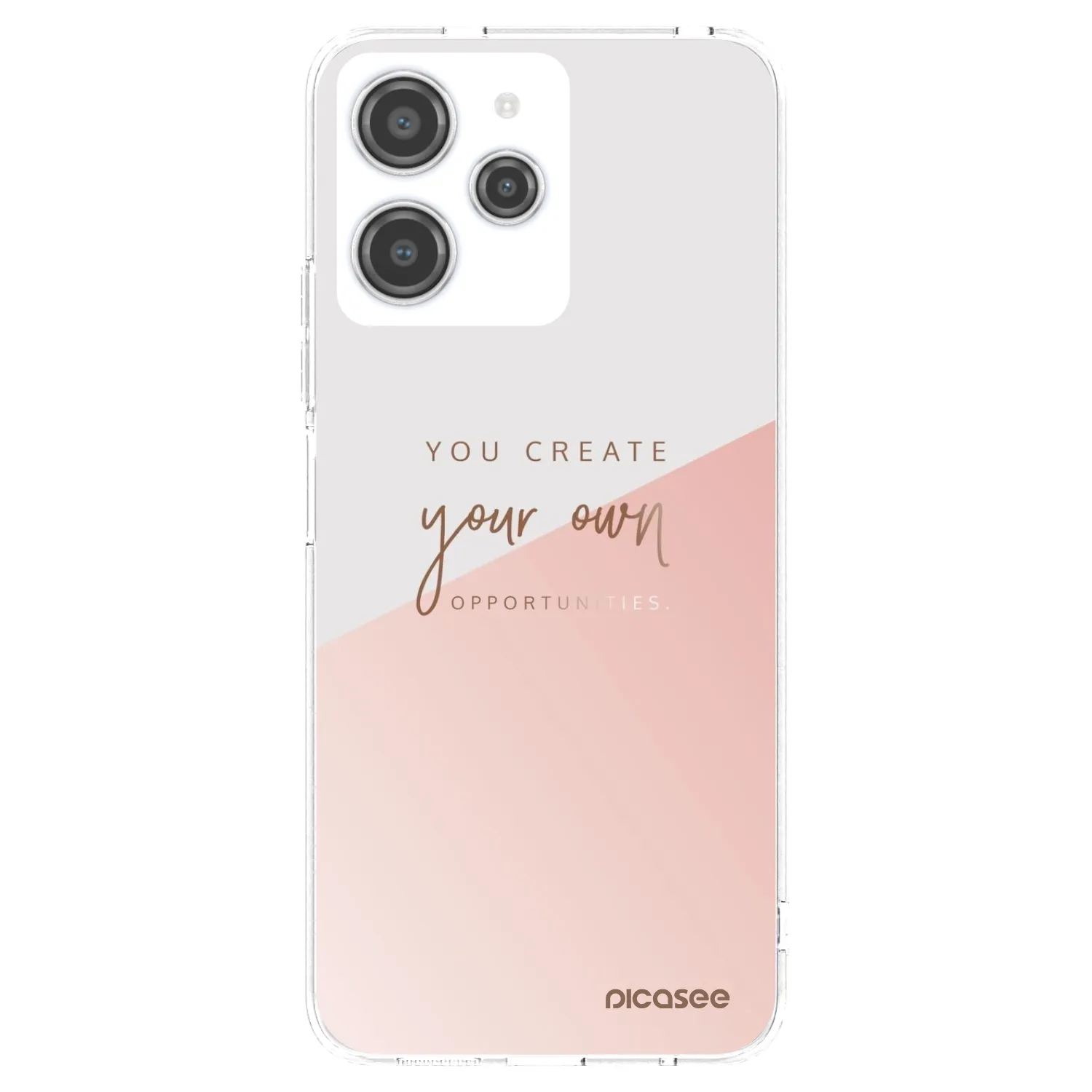Picasee silikonowe przeźroczyste etui na Xiaomi Redmi 12 4G - You create your own opportunities