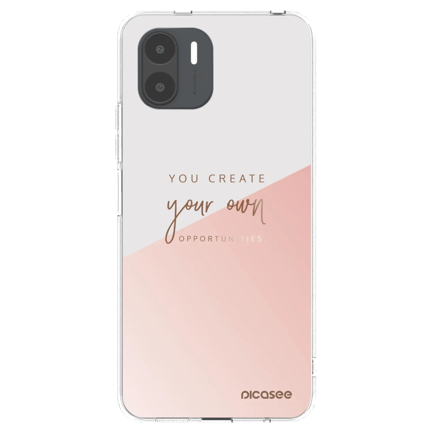 Picasee silikonowe przeźroczyste etui na Xiaomi Redmi A2 - You create your own opportunities
