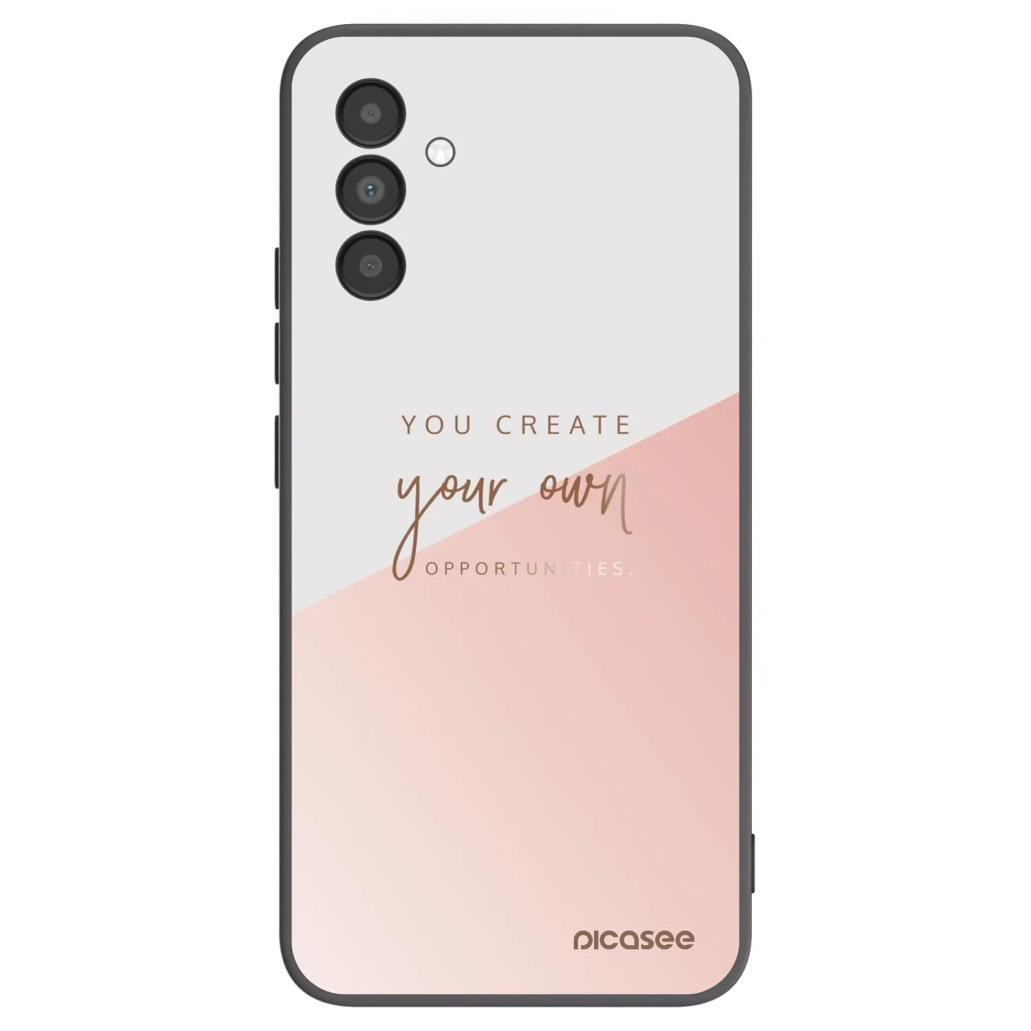 Picasee silikonowe czarne etui na Samsung Galaxy A04s A047F - You create your own opportunities