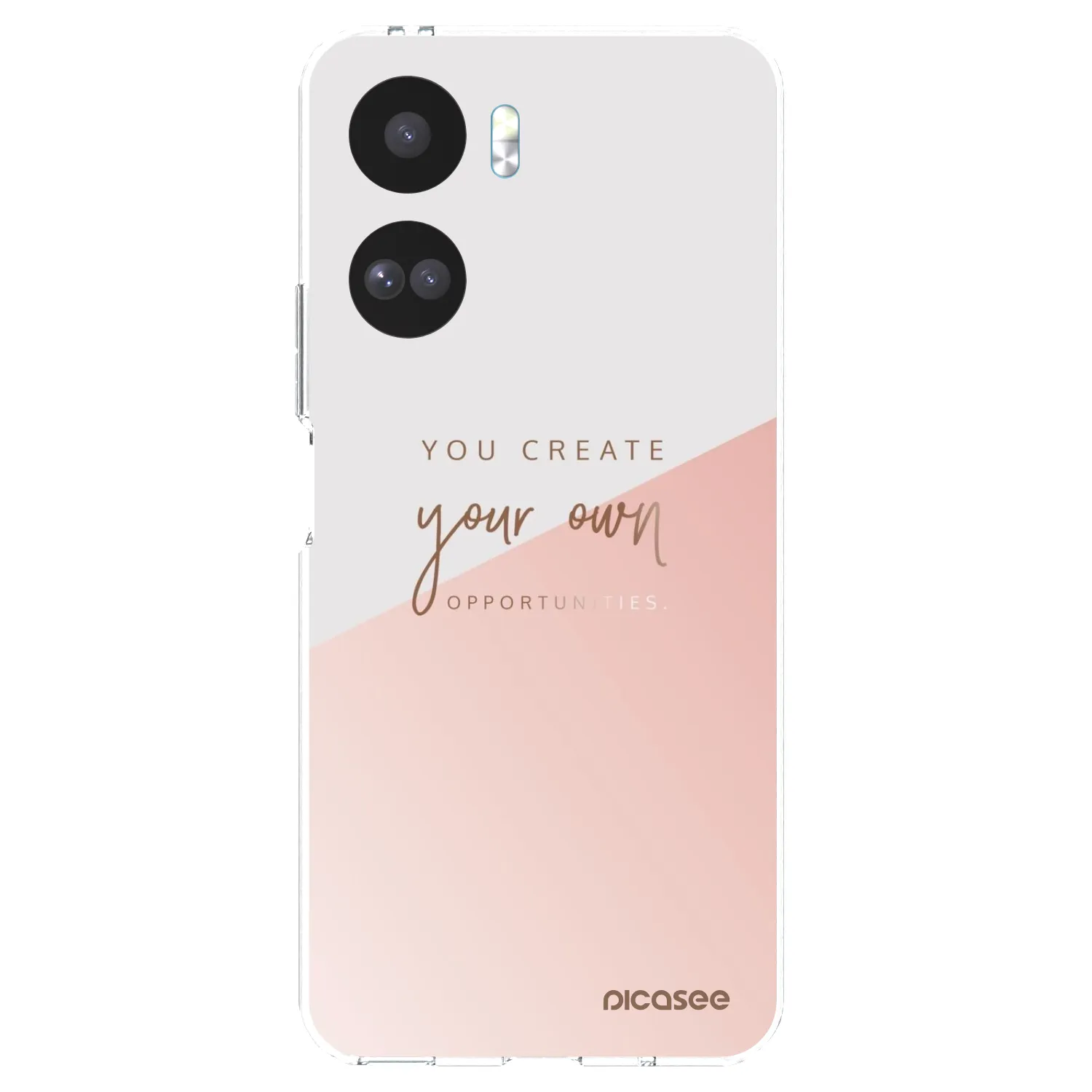 Picasee silikonowe przeźroczyste etui na Honor 90 Lite 5G - You create your own opportunities