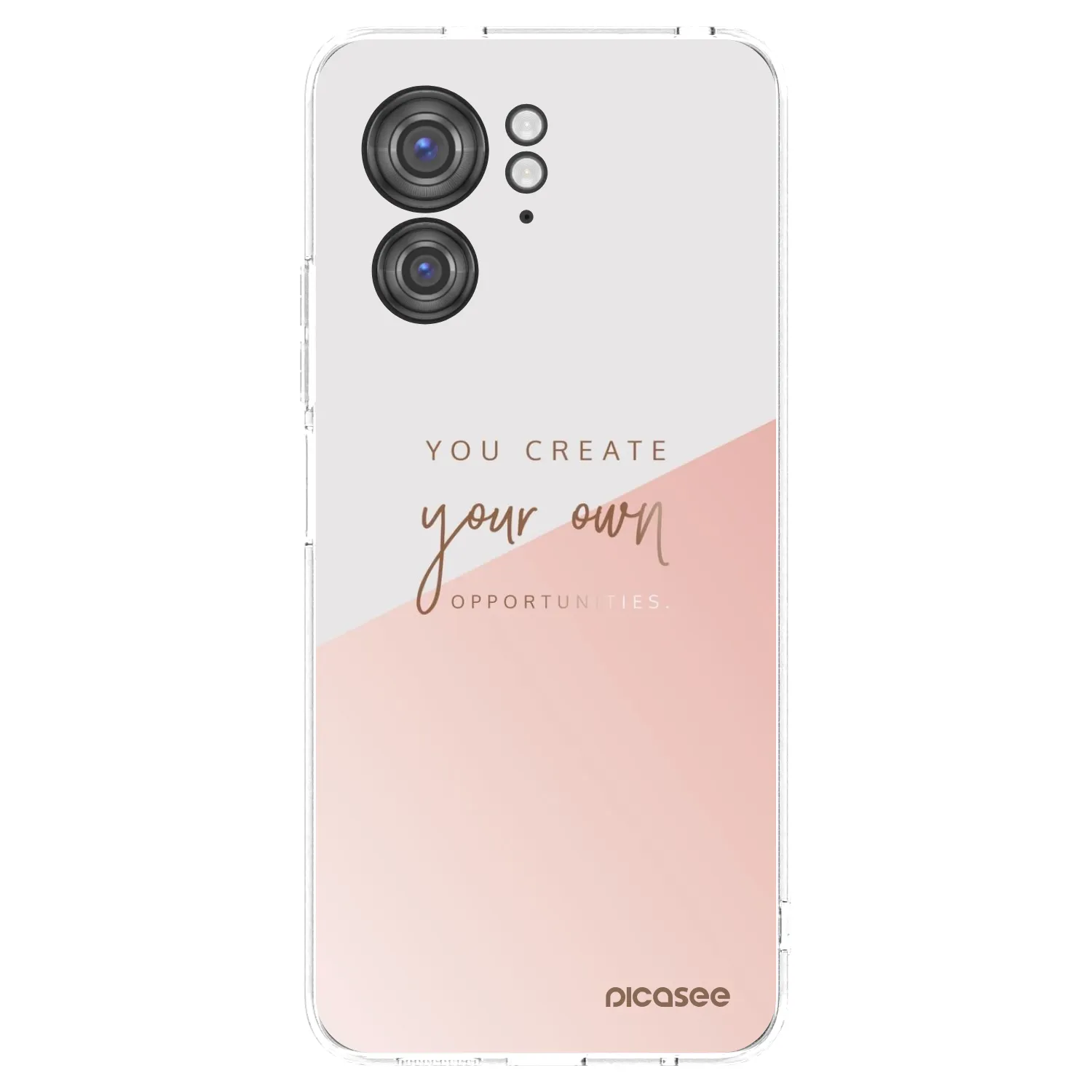 Picasee silikonowe przeźroczyste etui na Motorola Edge 40 - You create your own opportunities