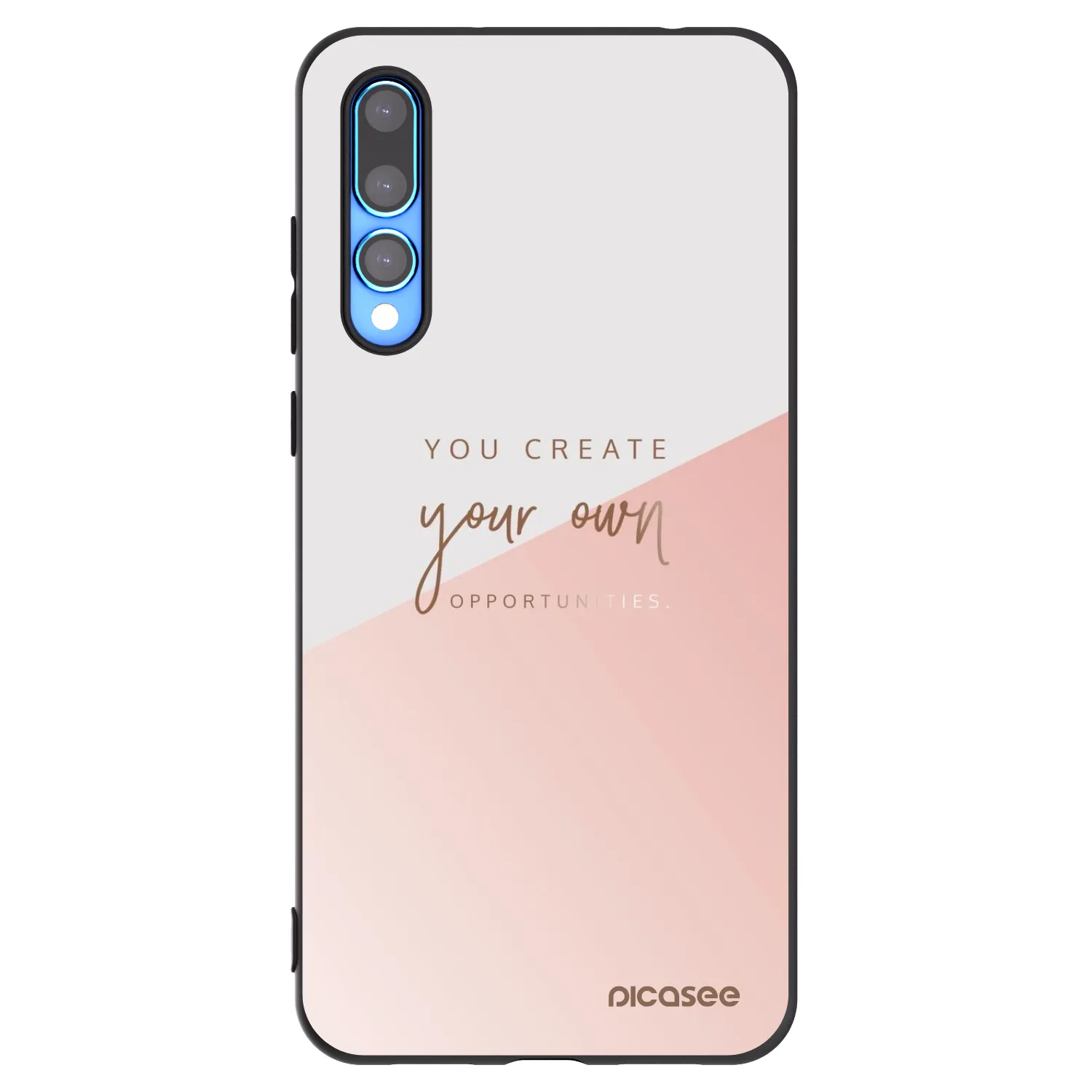 Picasee silikonowe czarne etui na Huawei P20 Pro - You create your own opportunities
