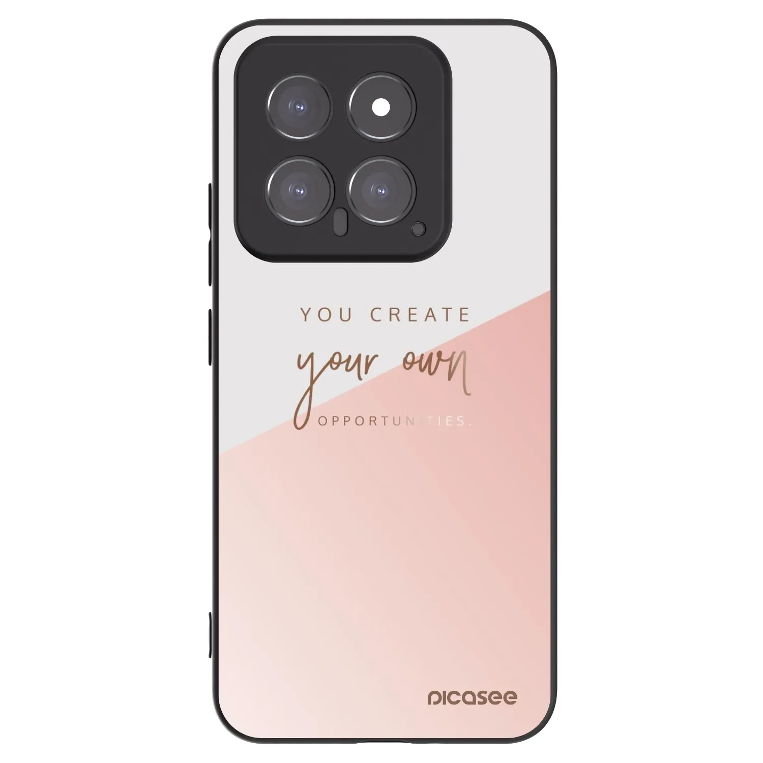 Picasee silikonowe czarne etui na Xiaomi 14 - You create your own opportunities