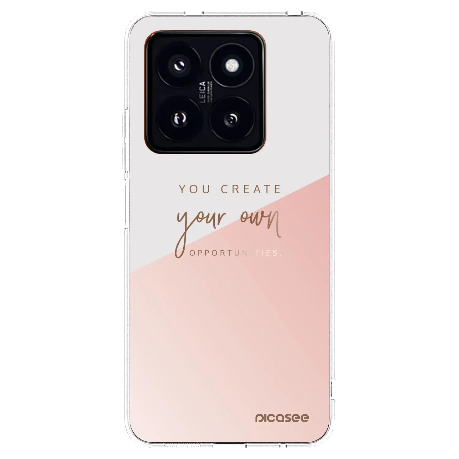 Picasee silikonowe przeźroczyste etui na Xiaomi 14 Pro - You create your own opportunities