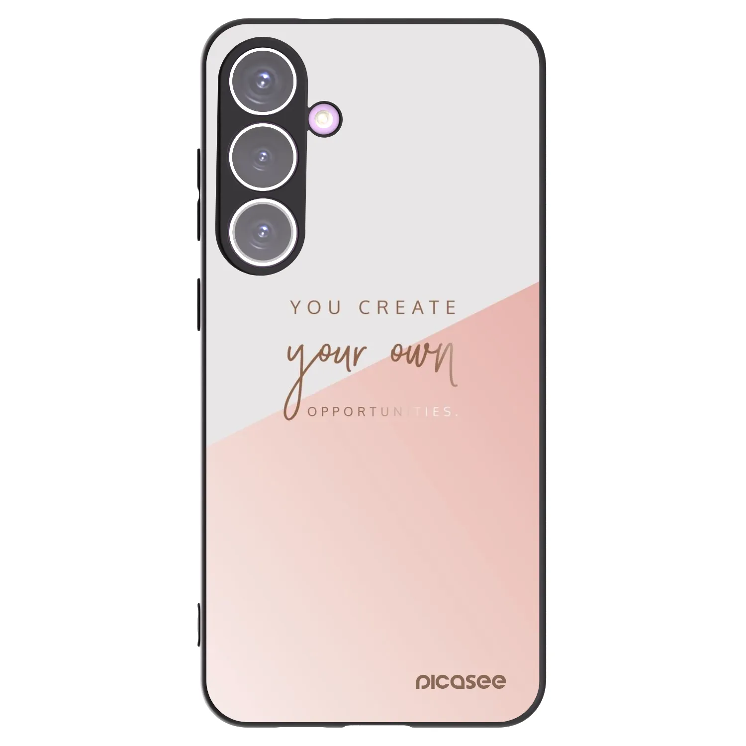 Picasee silikonowe czarne etui na Samsung Galaxy S24+ S926B 5G - You create your own opportunities