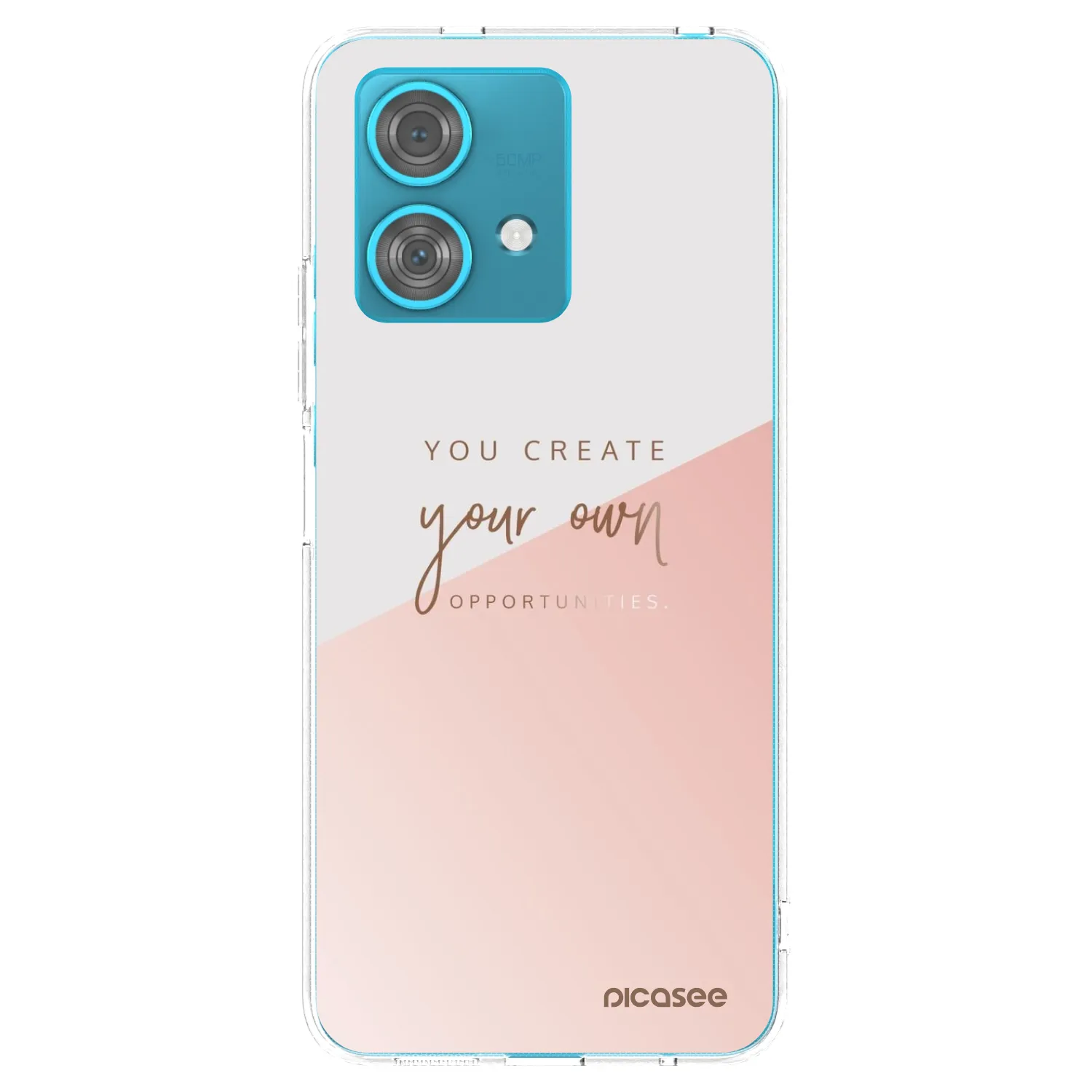 Picasee silikonowe przeźroczyste etui na Motorola Edge 40 Neo - You create your own opportunities