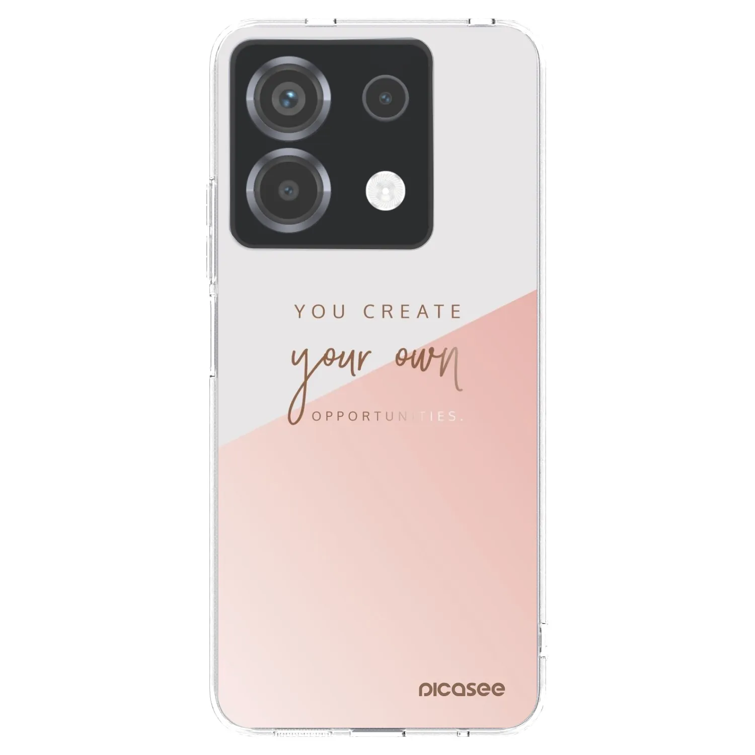 Picasee silikonowe przeźroczyste etui na Xiaomi Poco X6 - You create your own opportunities