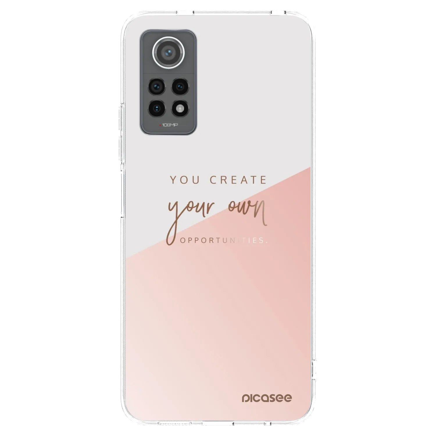 Picasee silikonowe przeźroczyste etui na Xiaomi Redmi Note 12 Pro 4G - You create your own opportunities