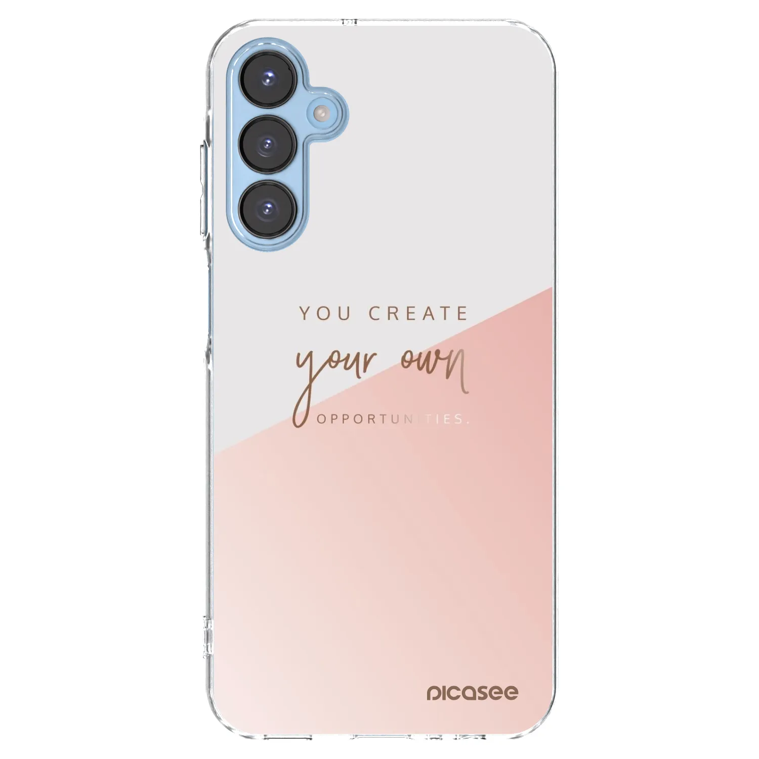 Picasee silikonowe przeźroczyste etui na Samsung Galaxy A15 A156B 5G - You create your own opportunities