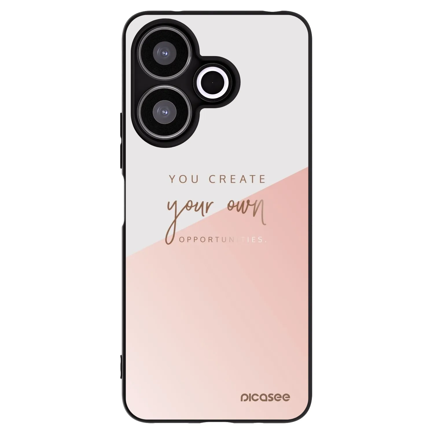 Picasee silikonowe czarne etui na Xiaomi Redmi 13 4G - You create your own opportunities