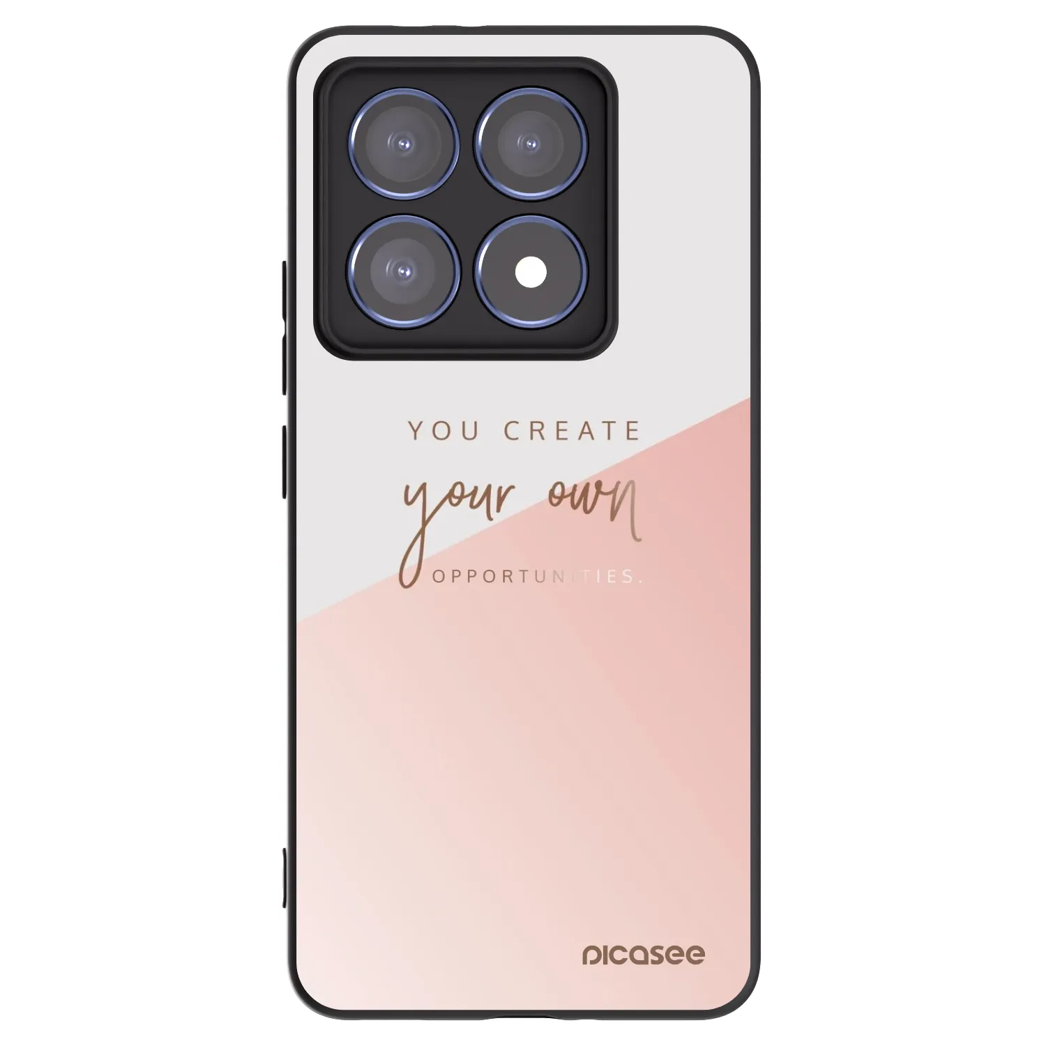Picasee silikonowe czarne etui na Xiaomi 14T Pro - You create your own opportunities
