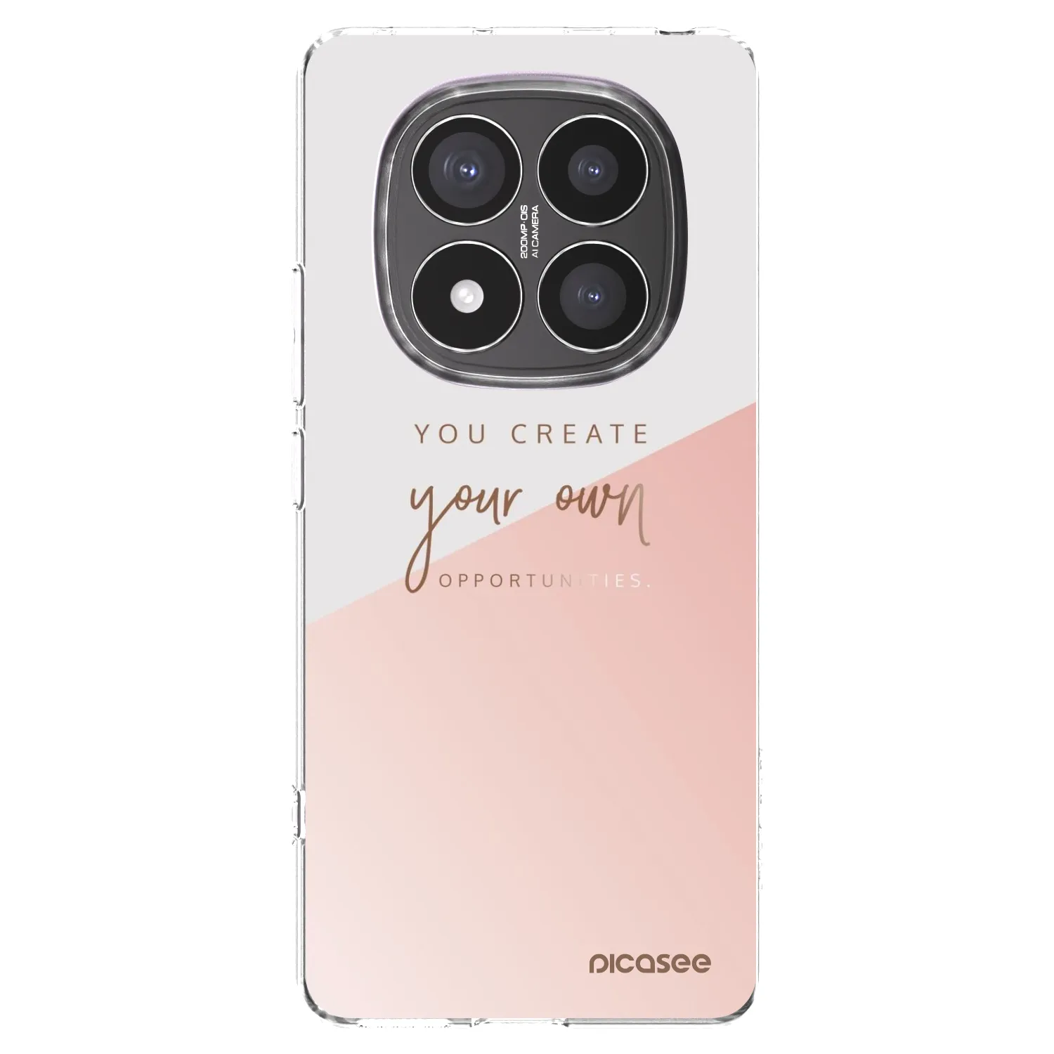 Picasee silikonowe przeźroczyste etui na Xiaomi Redmi Note 14 Pro+ 5G - You create your own opportunities