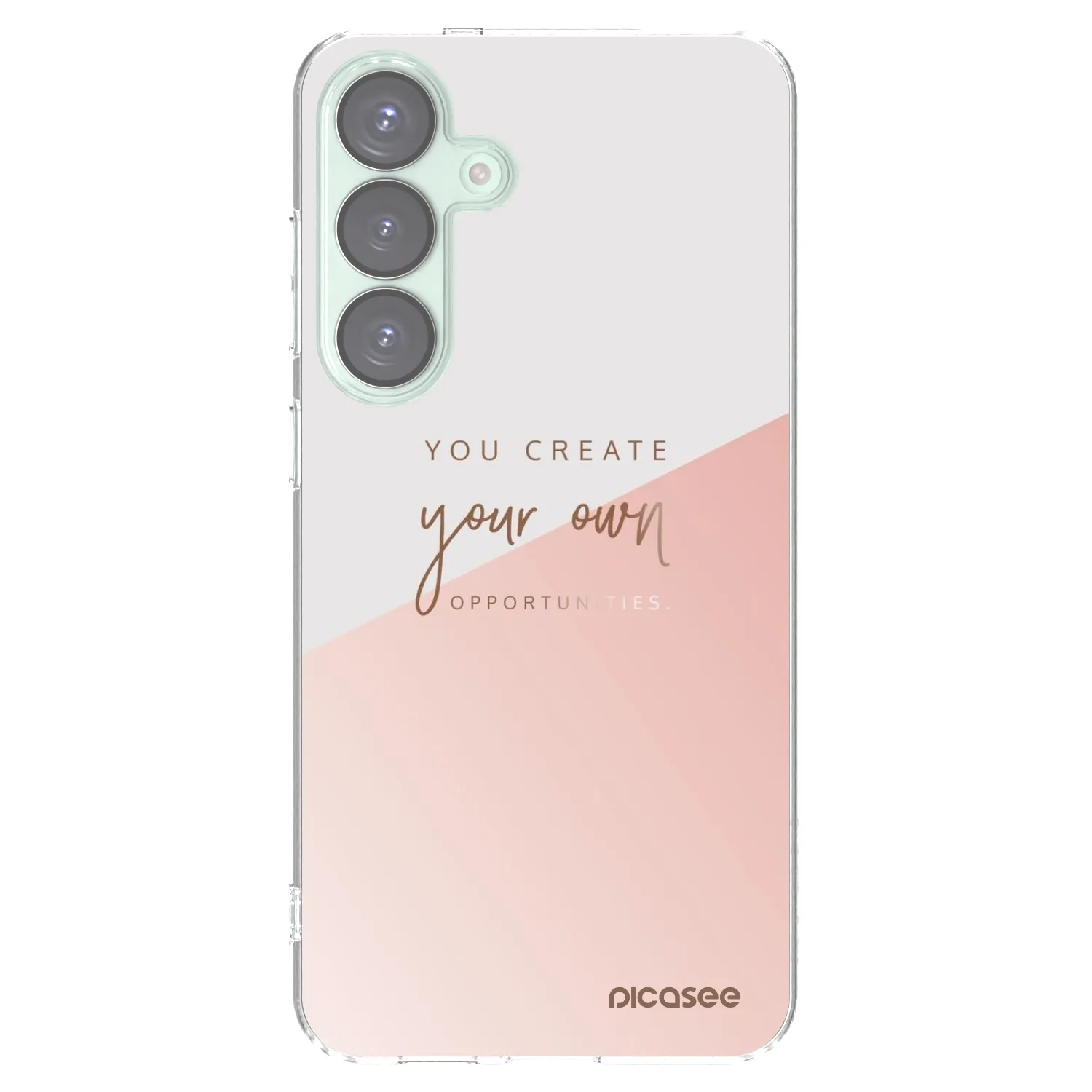 Picasee silikonowe przeźroczyste etui na Samsung Galaxy S25+ 5G - You create your own opportunities