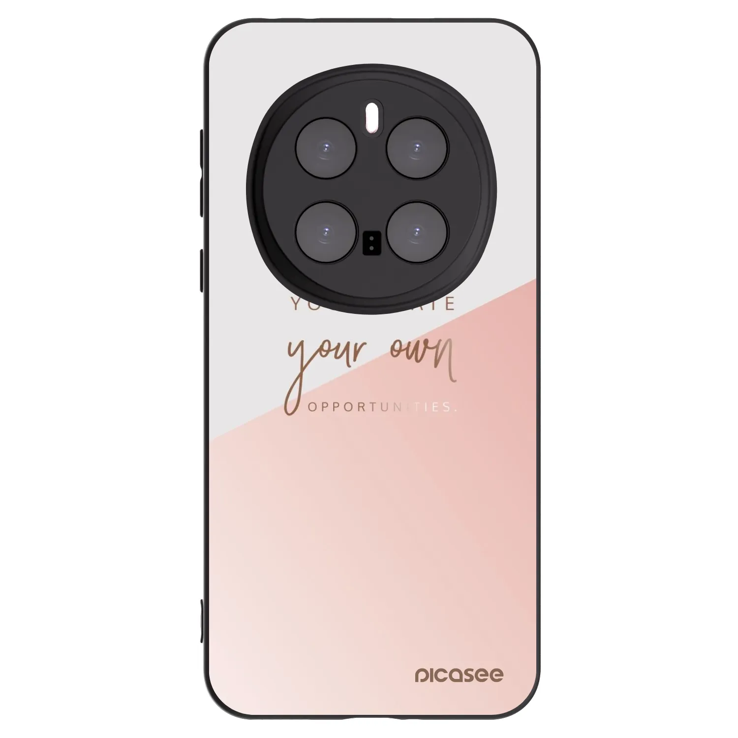 Picasee silikonowe czarne etui na Honor Magic7 Pro 5G - You create your own opportunities