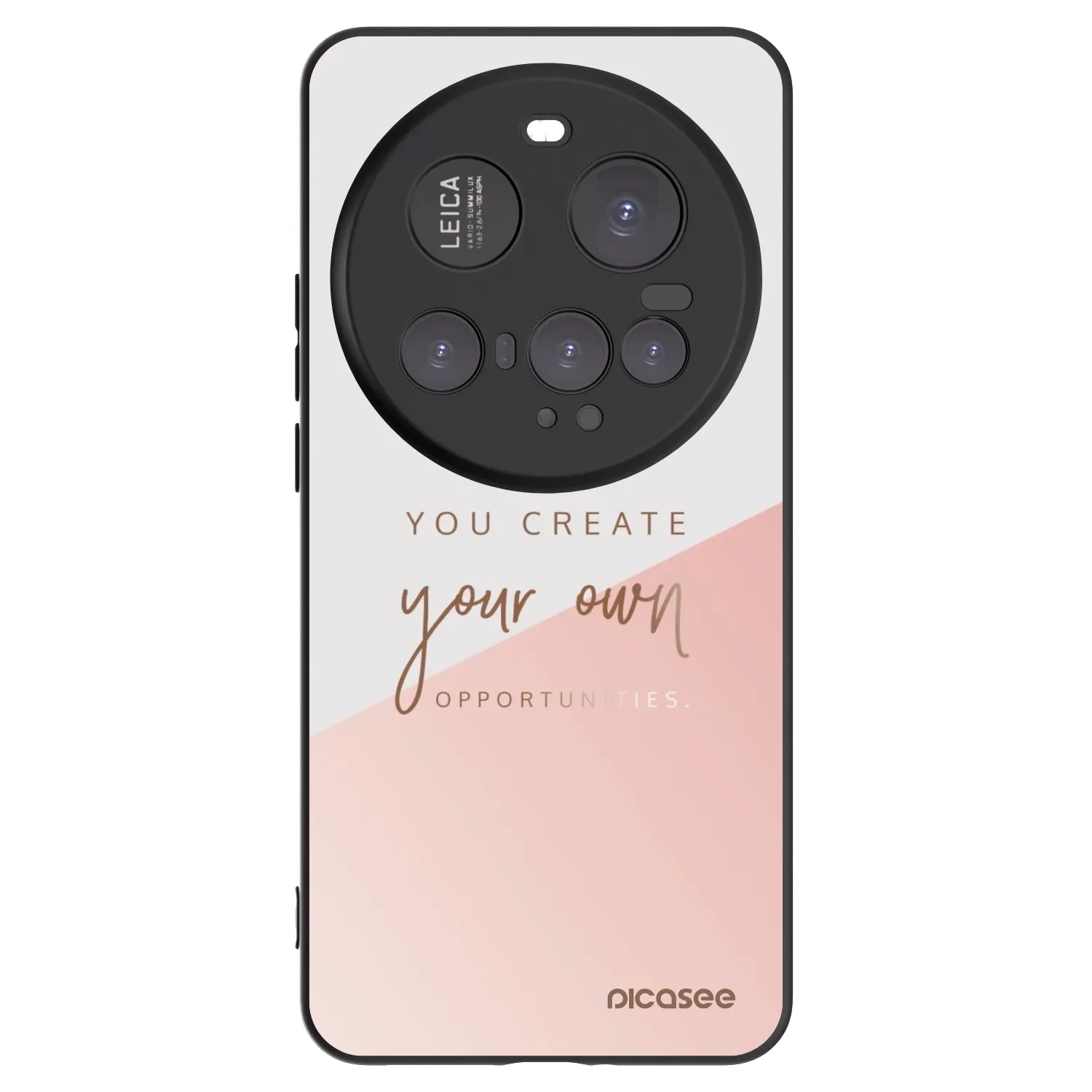 Picasee silikonowe czarne etui na Xiaomi 15 Ultra - You create your own opportunities