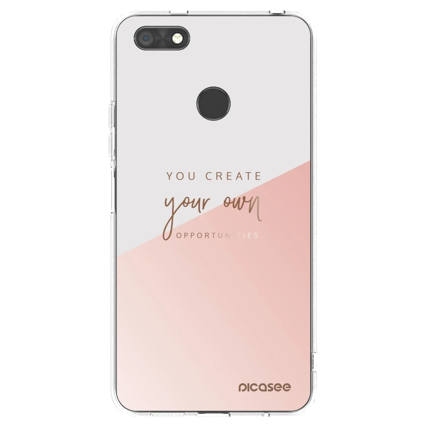 Picasee silikonowe przeźroczyste etui na Huawei P9 Lite Mini - You create your own opportunities