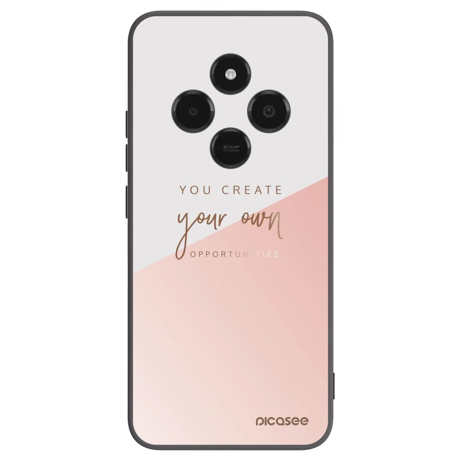 Picasee silikonowe czarne etui na Xiaomi Poco C75 - You create your own opportunities