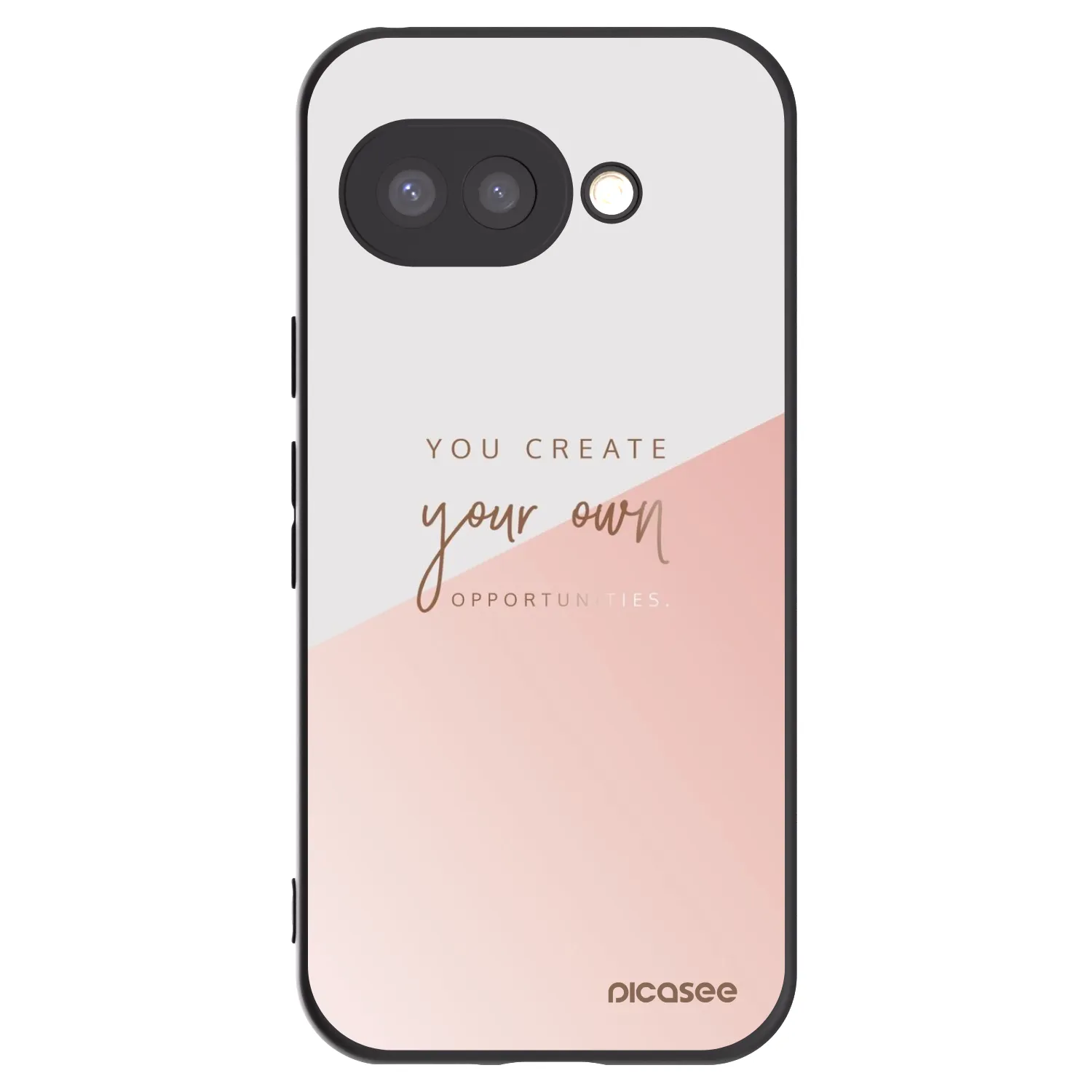 Picasee silikonowe czarne etui na Google Pixel 9a - You create your own opportunities