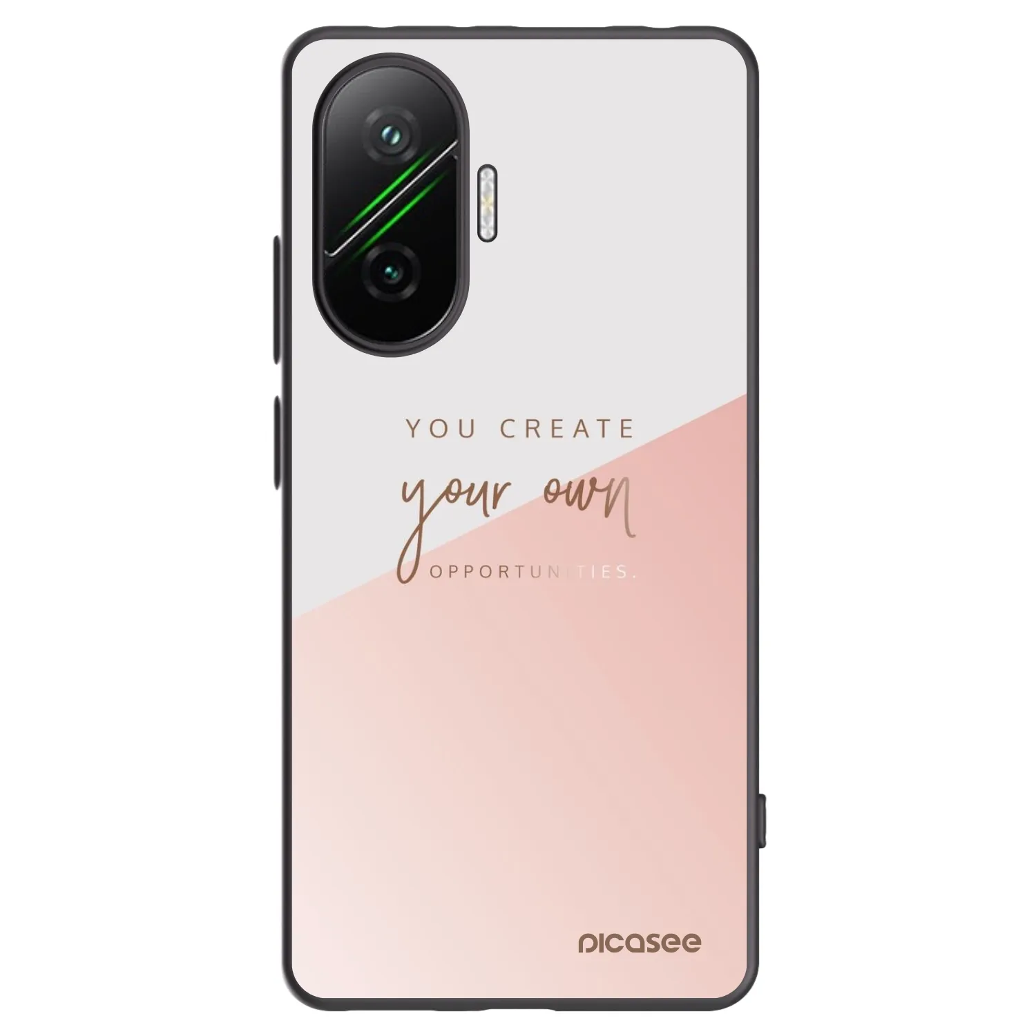 Picasee silikonowe czarne etui na Xiaomi Poco F7 Pro 5G - You create your own opportunities