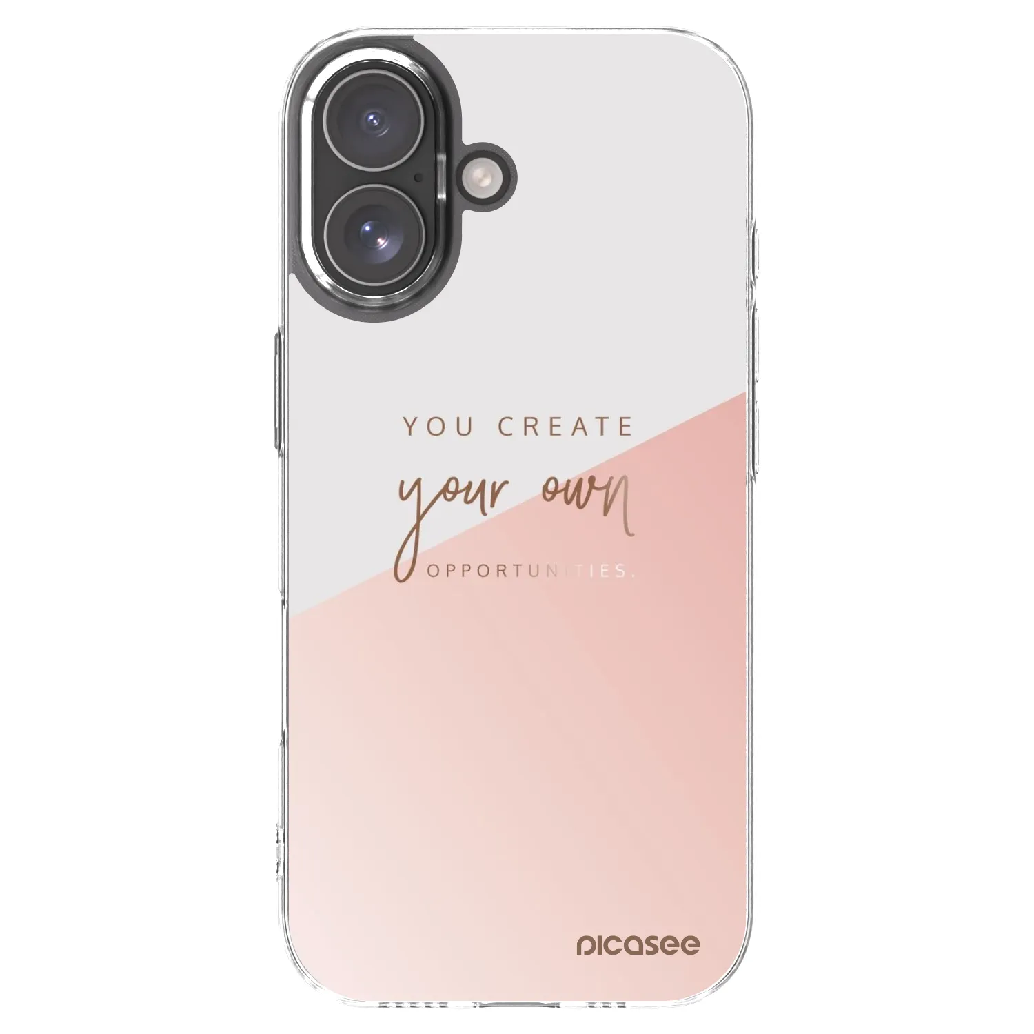 Picasee silikonowe przeźroczyste etui na Apple iPhone 17 - You create your own opportunities